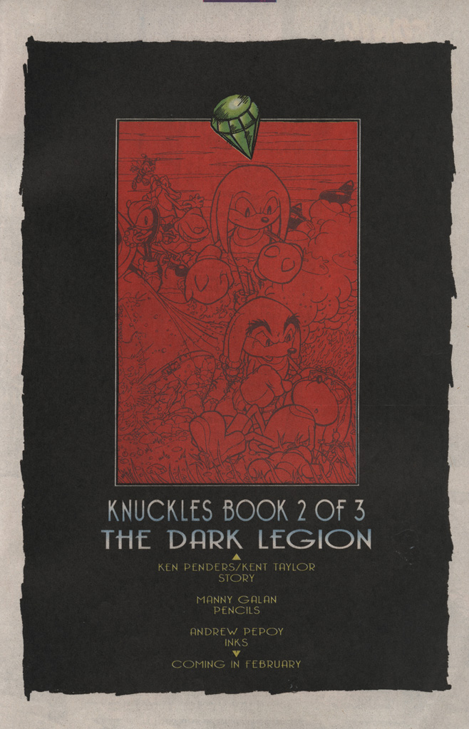 Read online Knuckles the Echidna comic -  Issue #1 - 33