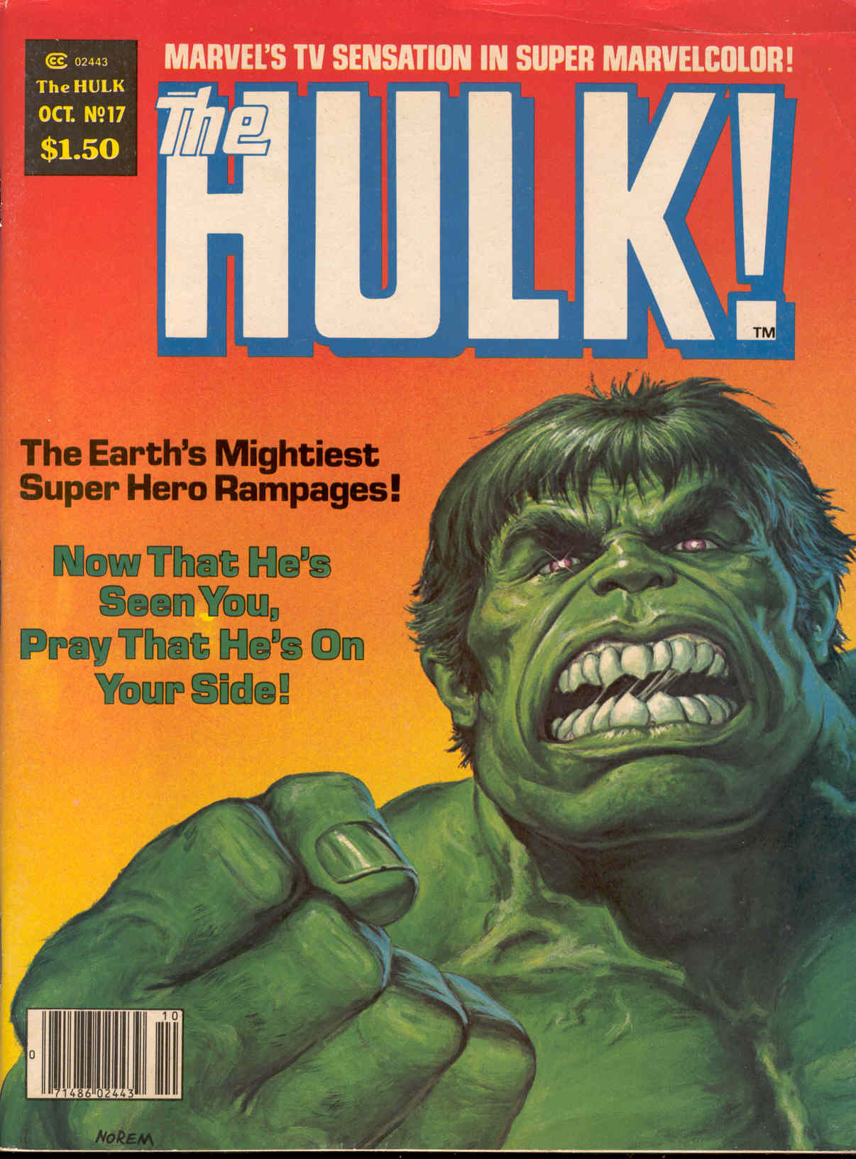 Read online Hulk (1978) comic -  Issue #17 - 1