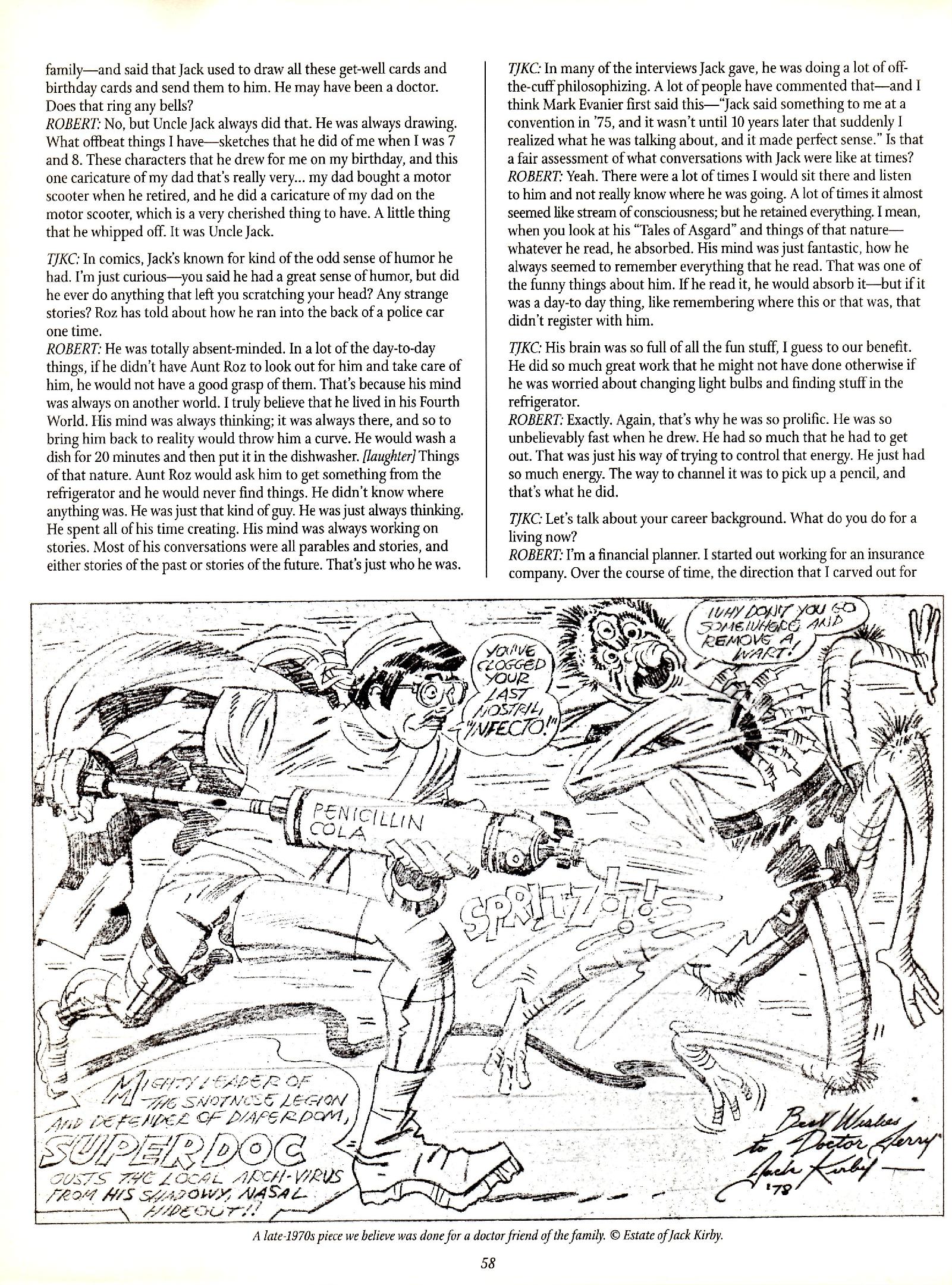 Read online The Jack Kirby Collector comic -  Issue #30 - 56