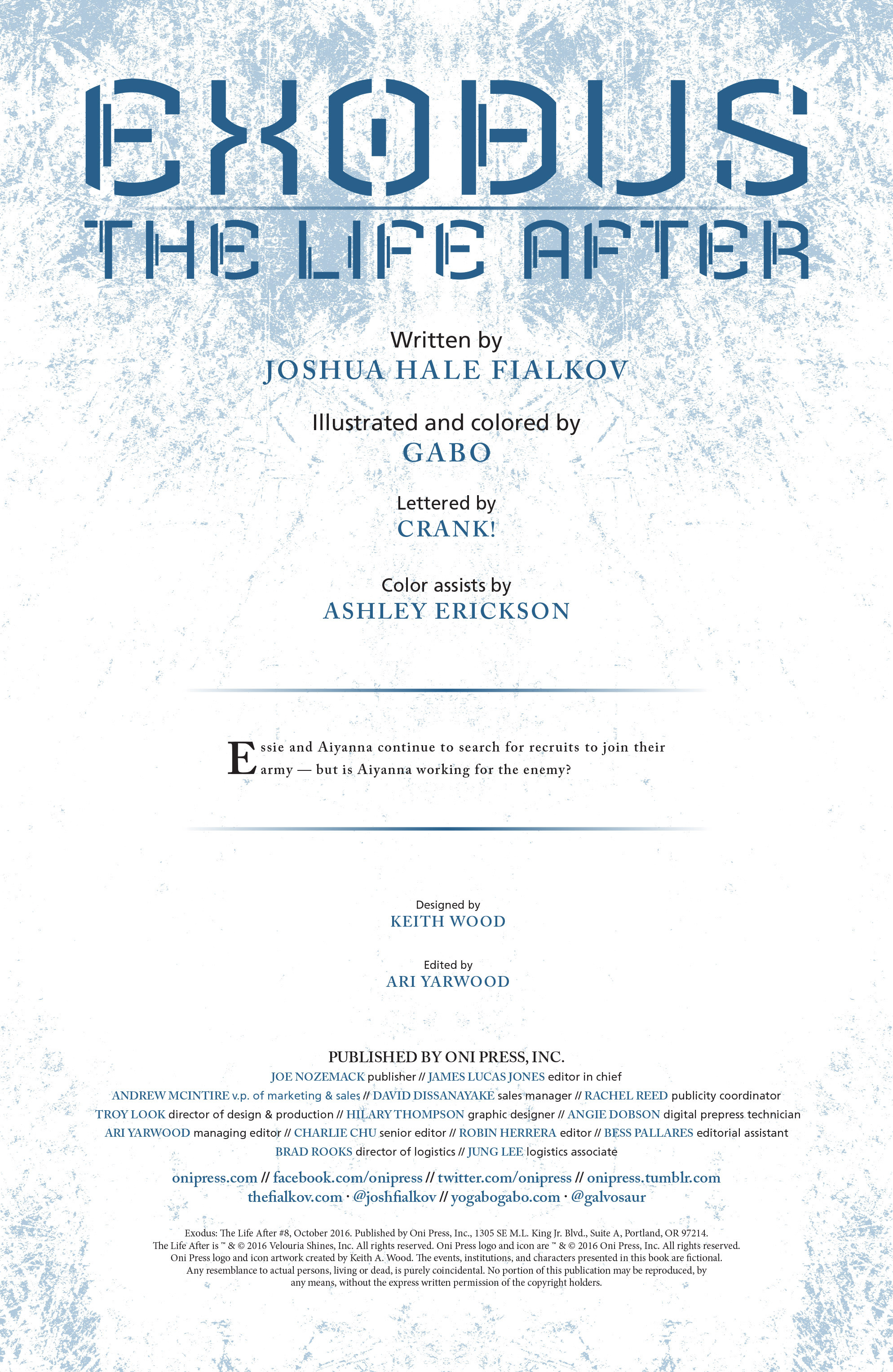Read online Exodus: The Life After comic -  Issue #8 - 2