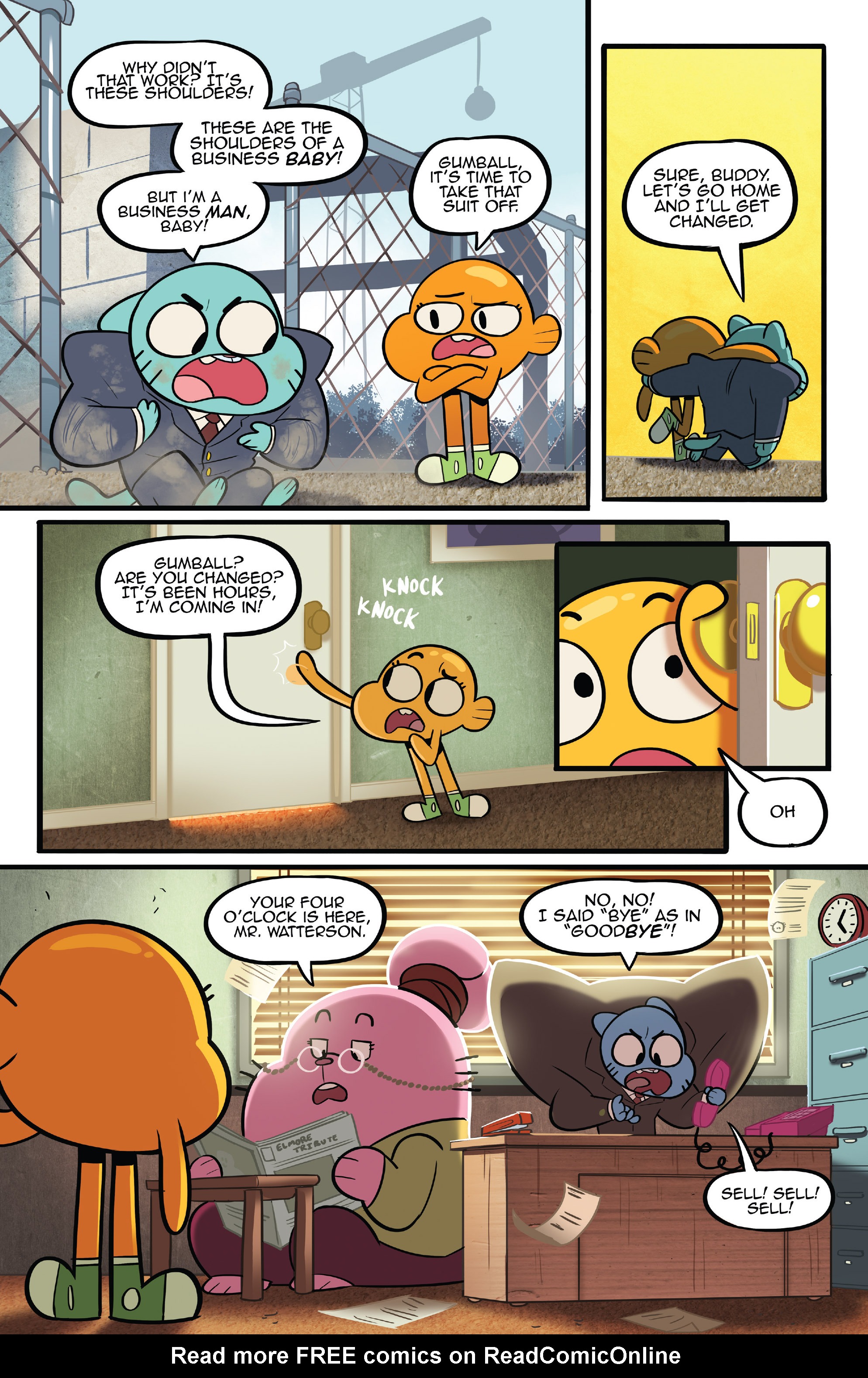 Read online The Amazing World of Gumball comic -  Issue #6 - 13