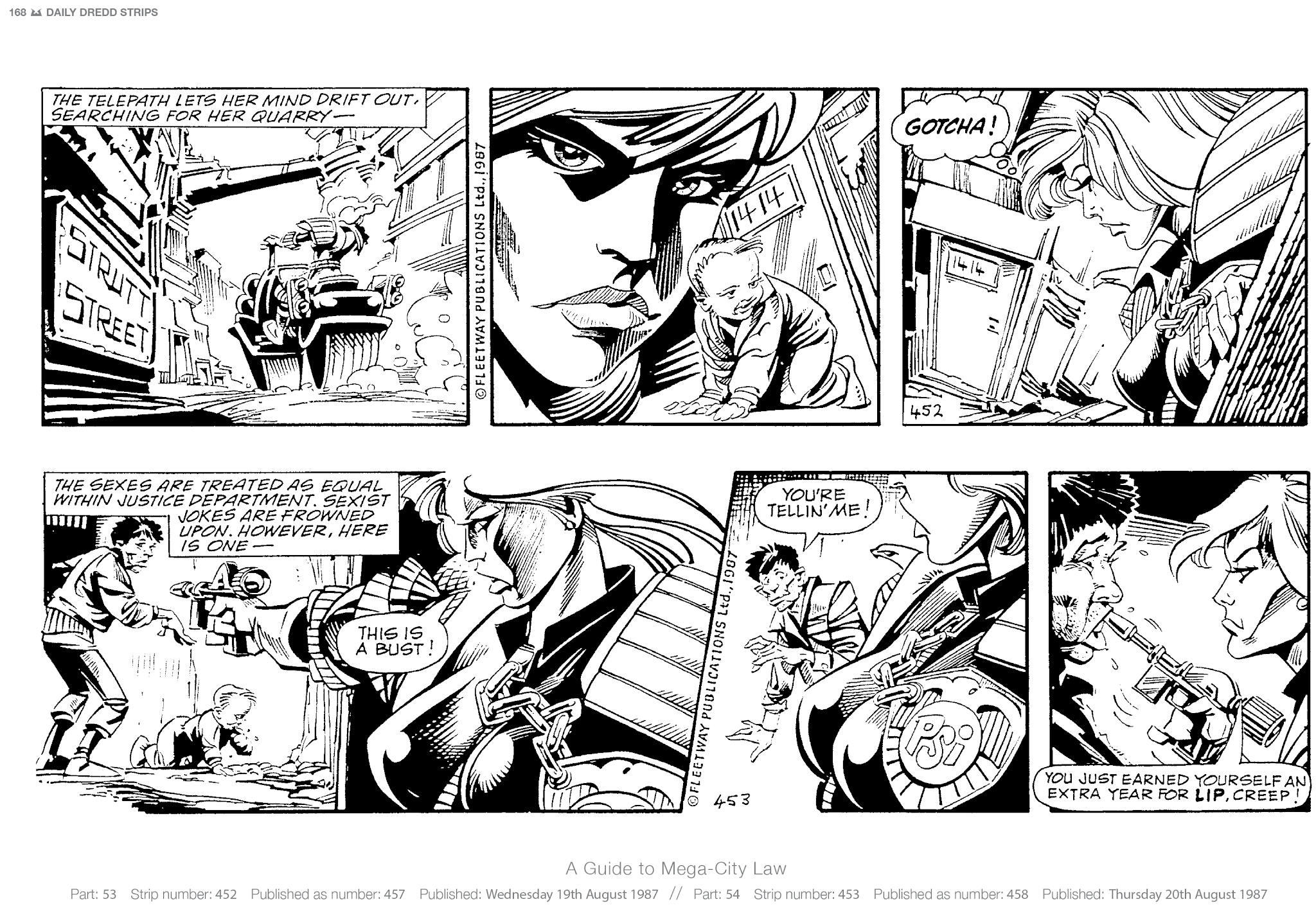 Read online Judge Dredd: The Daily Dredds comic -  Issue # TPB 2 - 171