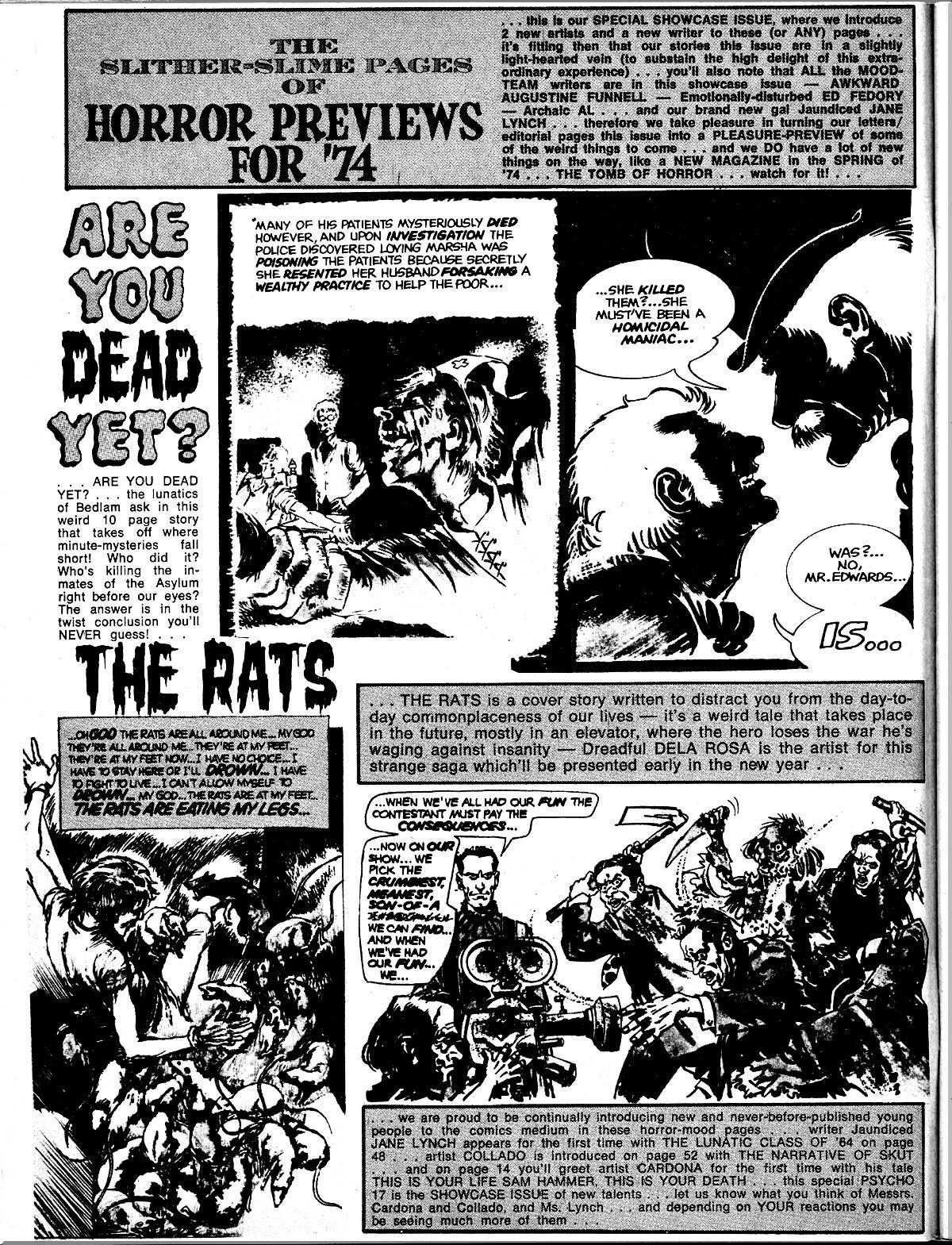 Read online Psycho comic -  Issue #17 - 12