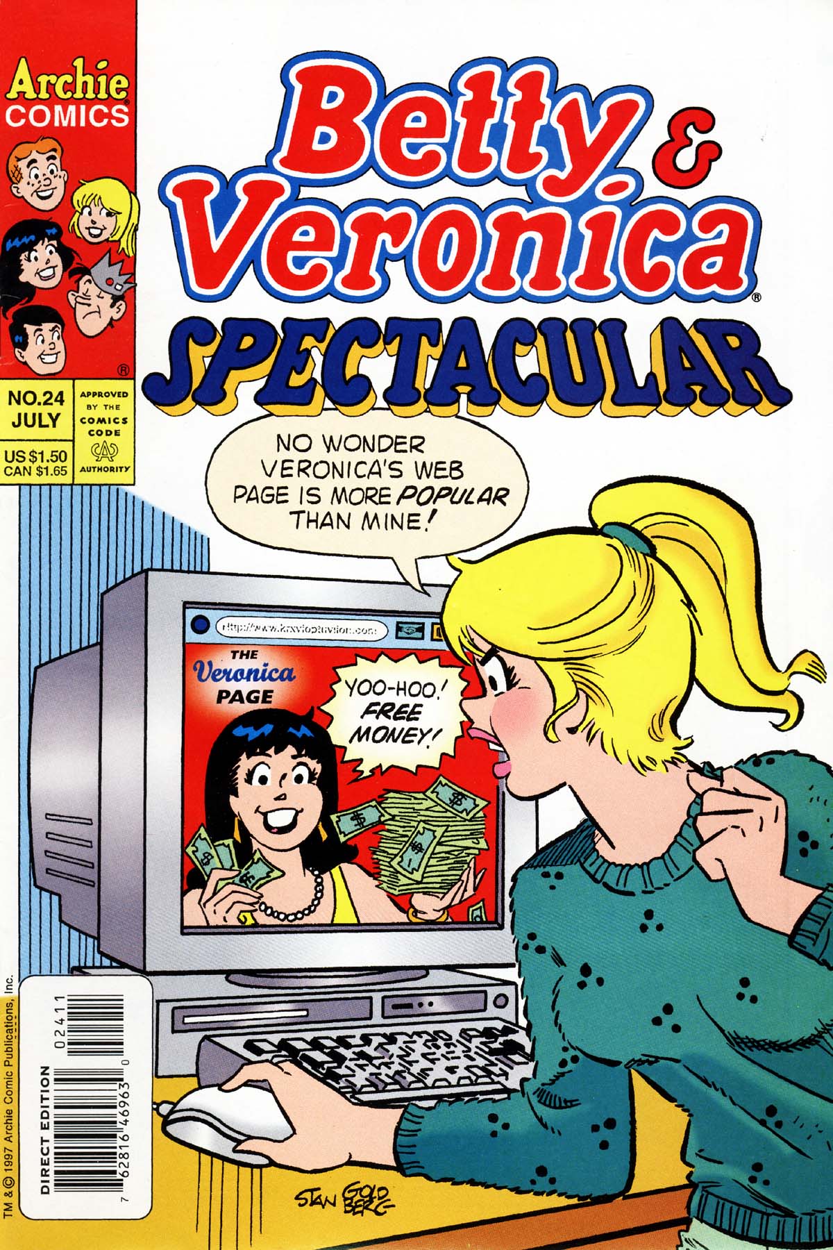 Read online Betty & Veronica Spectacular comic -  Issue #24 - 1
