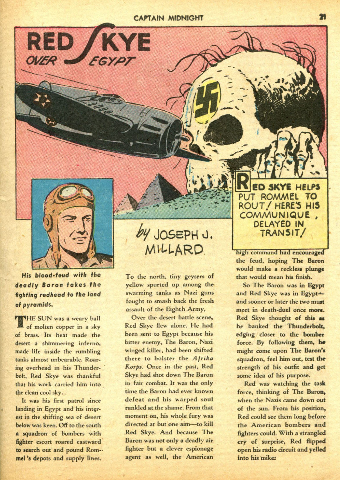 Read online Captain Midnight (1942) comic -  Issue #5 - 21