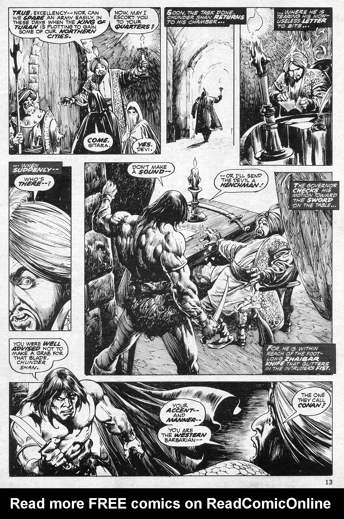 Read online The Savage Sword Of Conan comic -  Issue #16 - 13