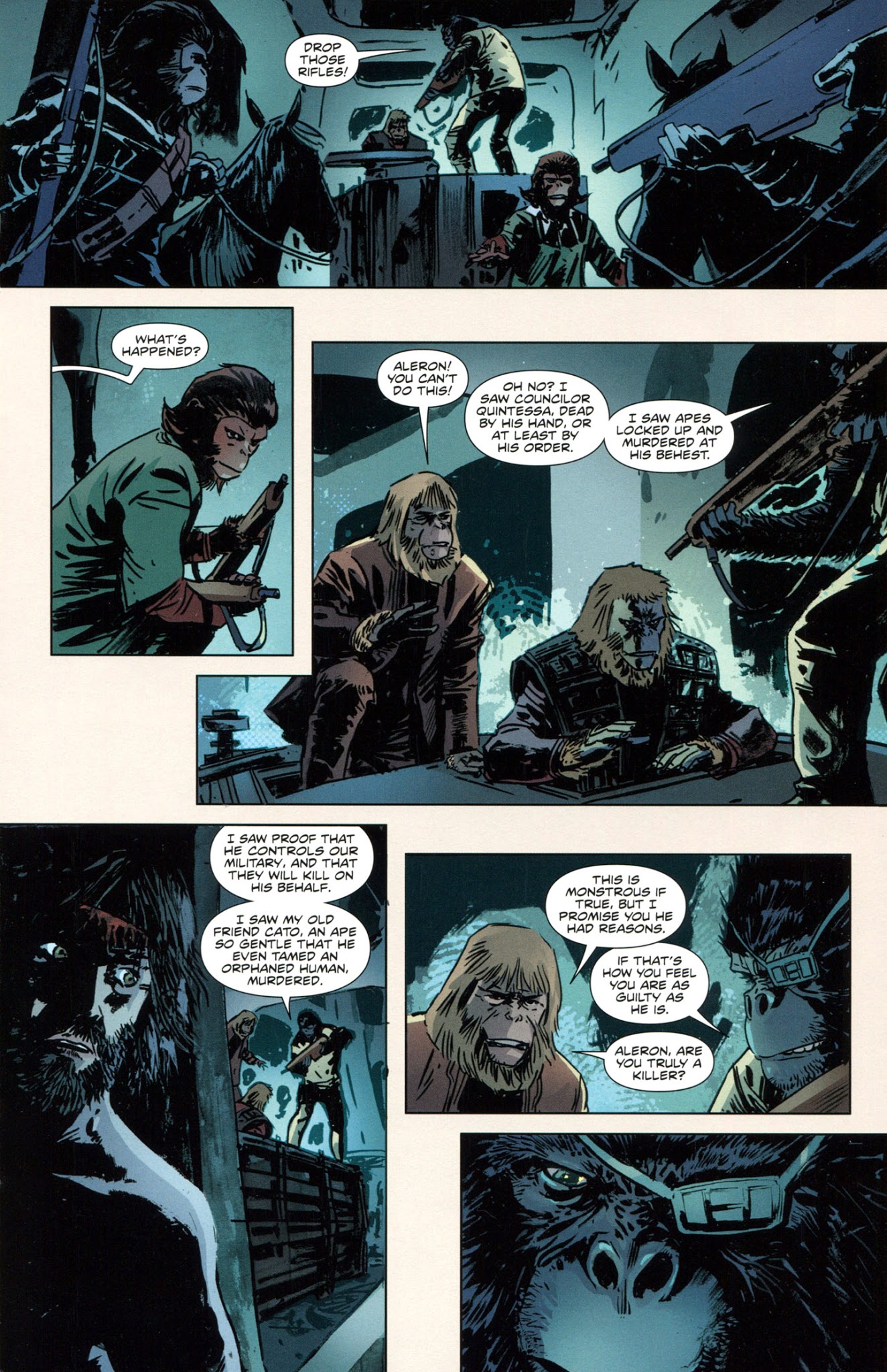 Read online Betrayal of the Planet of the Apes comic -  Issue #4 - 19