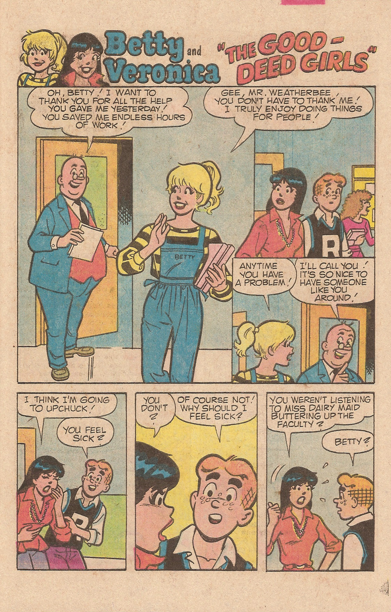 Read online Archie's Girls Betty and Veronica comic -  Issue #319 - 29