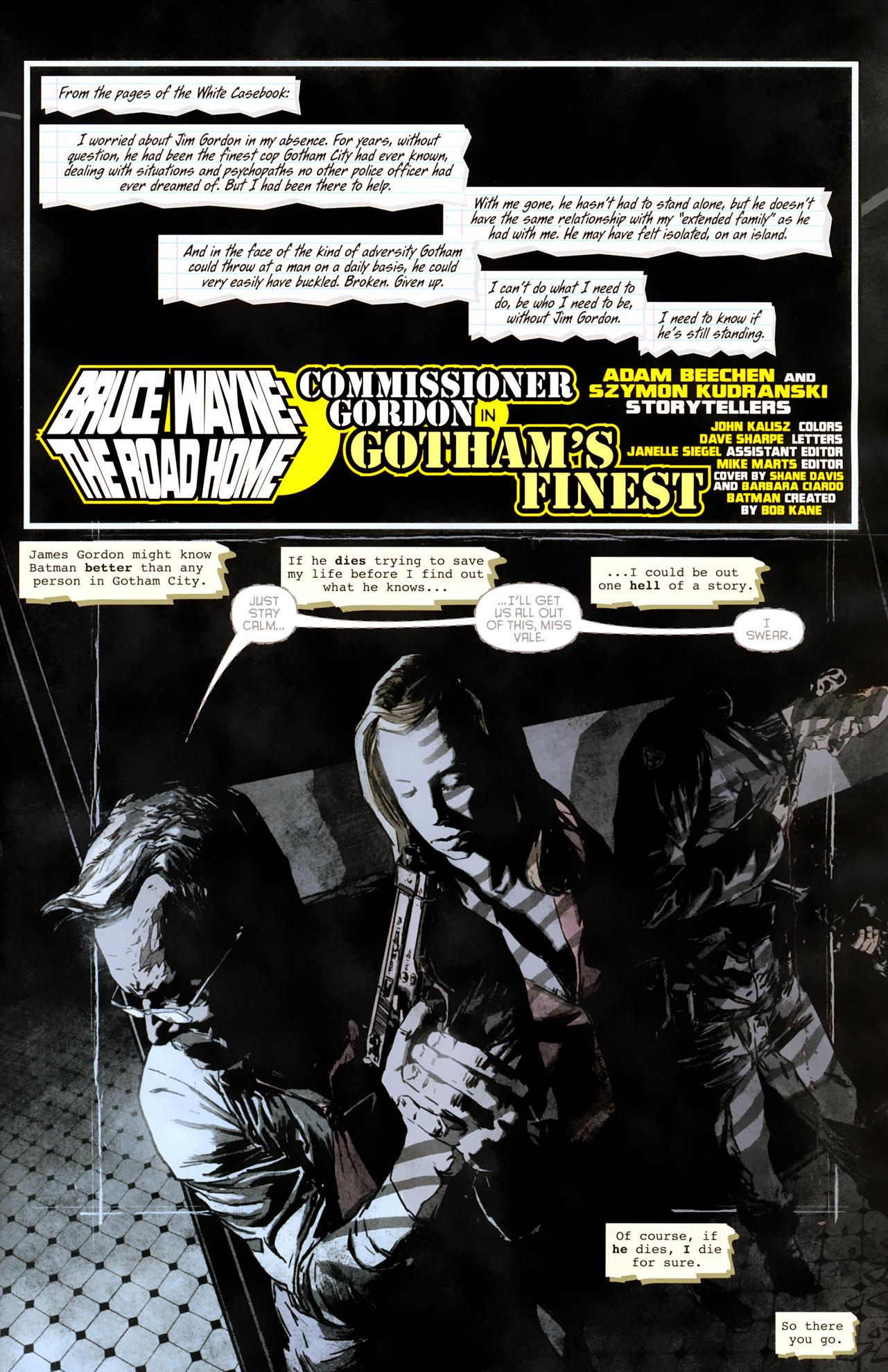 Read online Bruce Wayne: The Road Home comic -  Issue # Issue Commissioner Gordon - 2