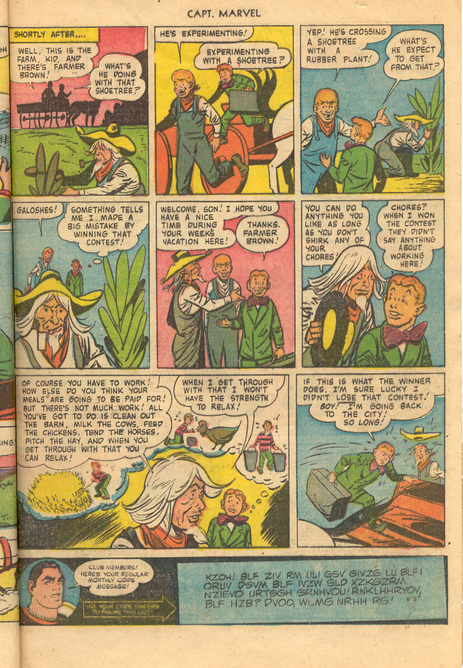 Read online Captain Marvel Adventures comic -  Issue #138 - 17