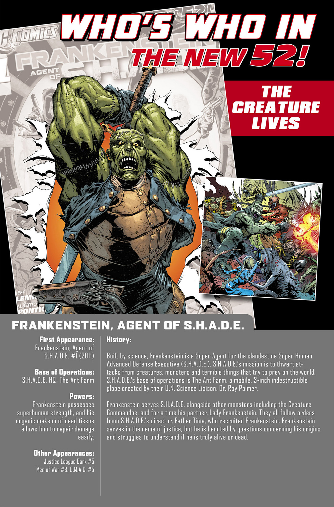 Read online Frankenstein, Agent of S.H.A.D.E. comic -  Issue #0 - 22