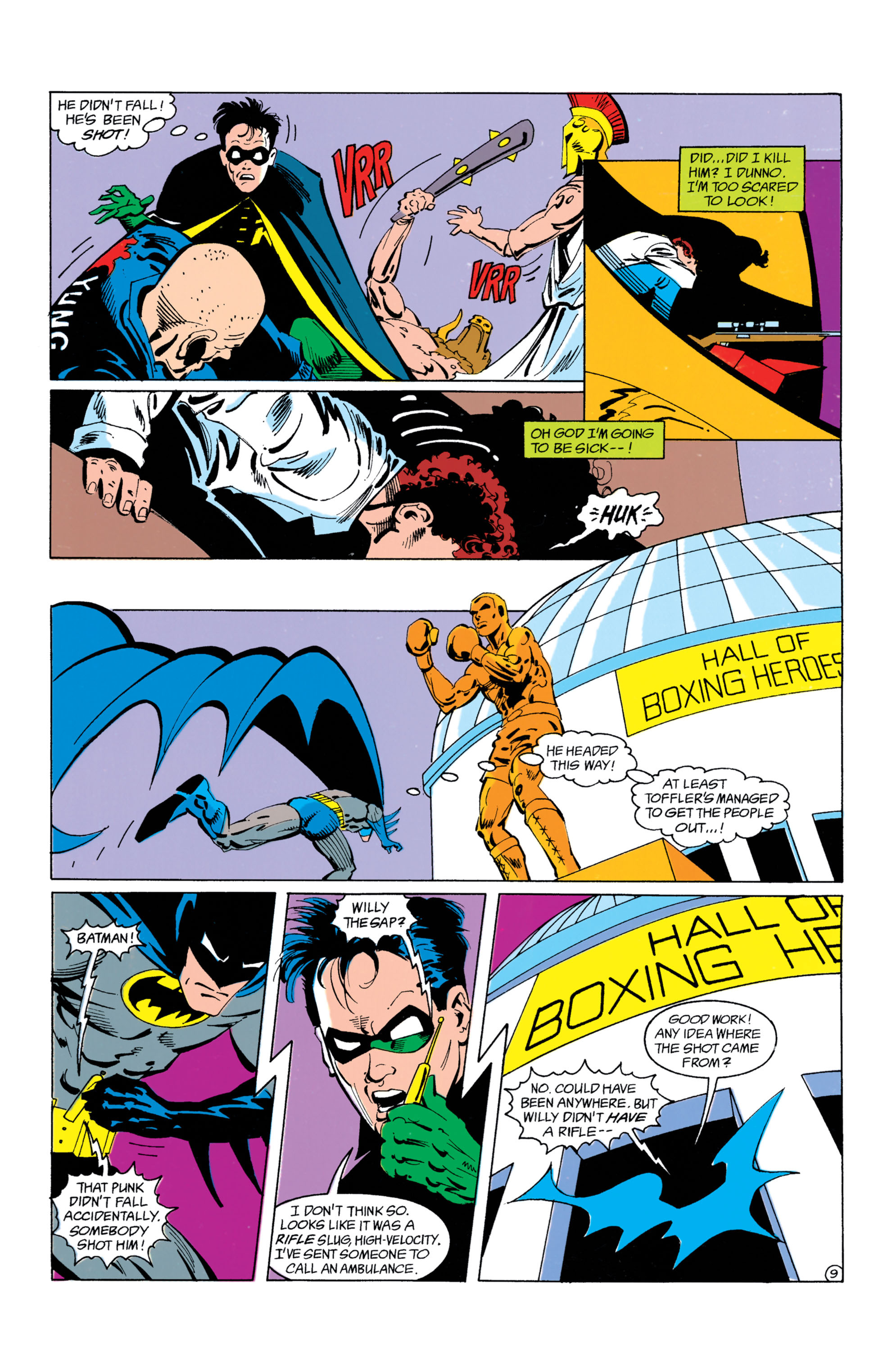 Read online Batman (1940) comic -  Issue #466 - 10