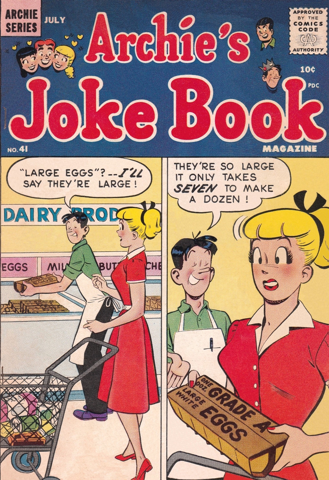Read online Archie's Joke Book Magazine comic -  Issue #41 - 1