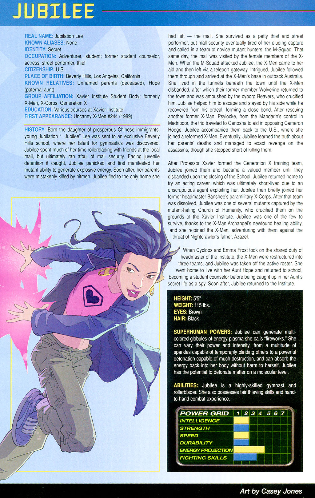Read online Official Handbook of the Marvel Universe: X-Men 2005 comic -  Issue # Full - 24