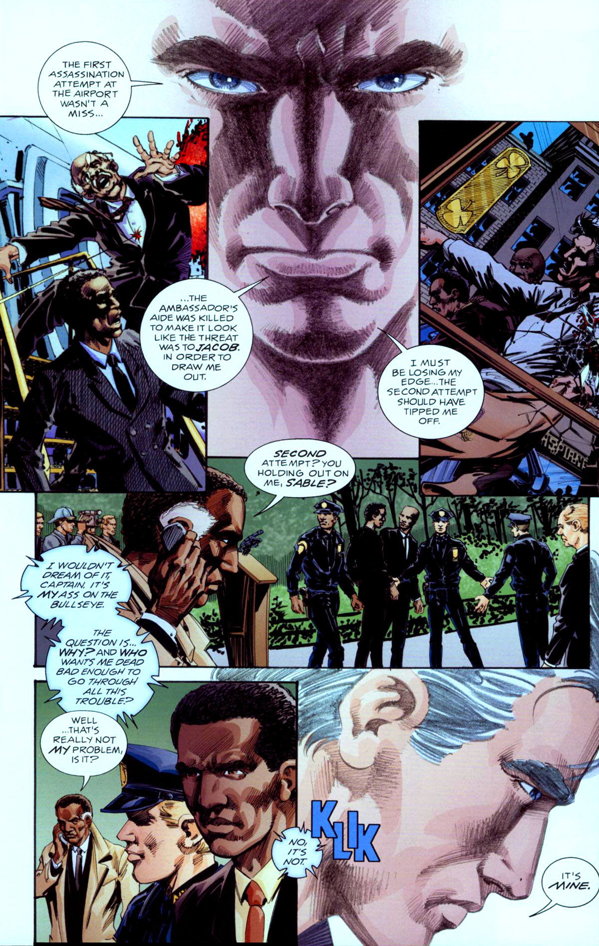Read online Jon Sable, Freelance: Bloodtrail comic -  Issue #5 - 8