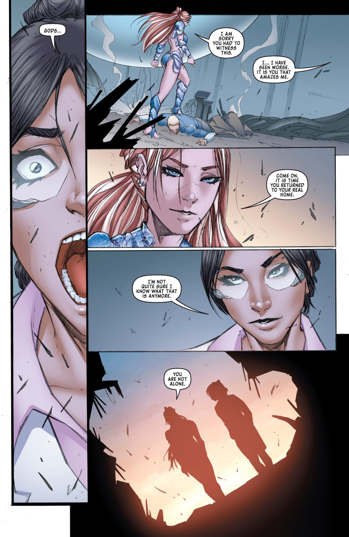 Read online Michael Turner's Fathom: Kiani (2014) comic -  Issue #4 - 19