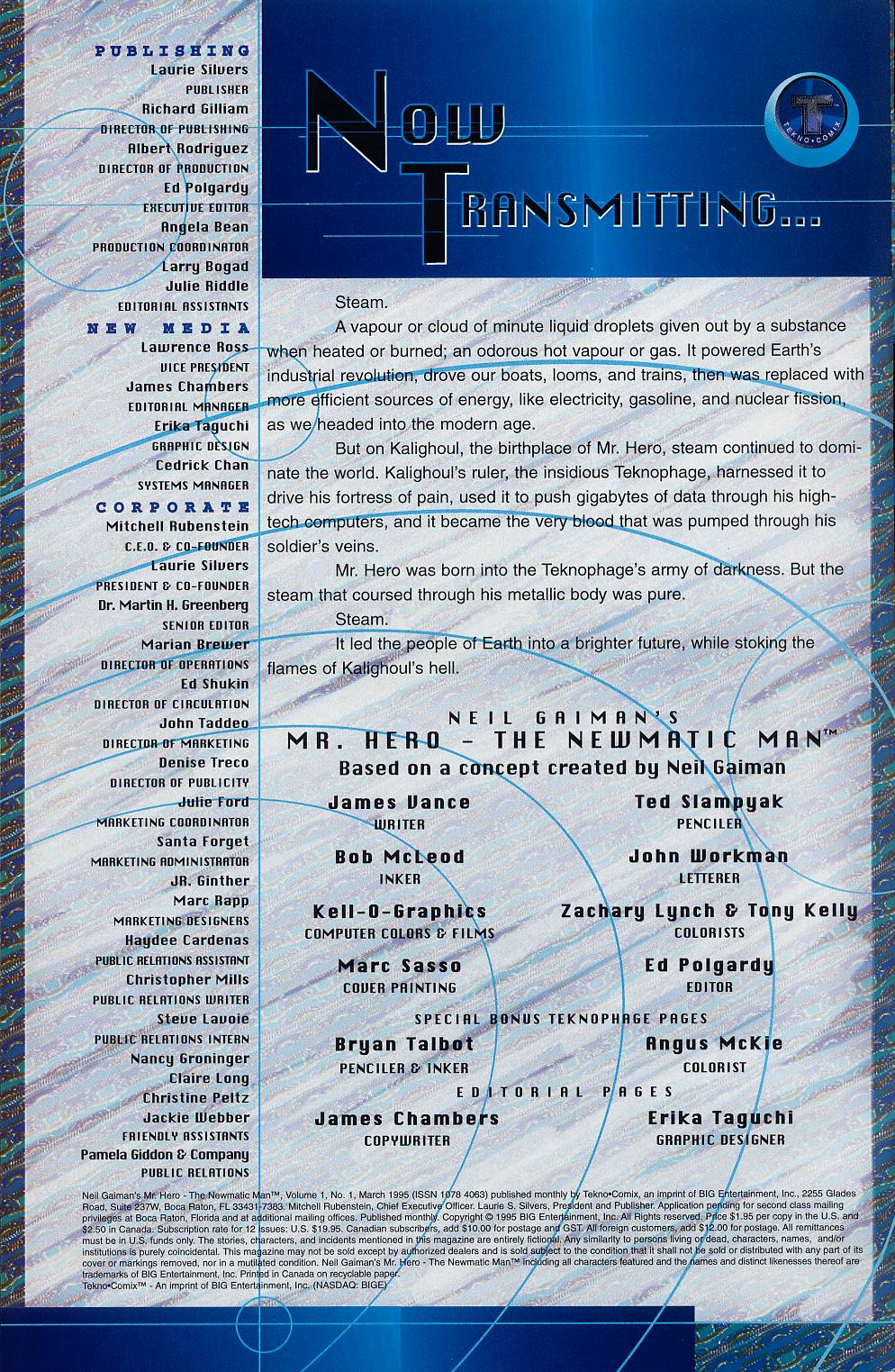 Read online Neil Gaiman's Mr. Hero - The Newmatic Man (1995) comic -  Issue #1 - 2