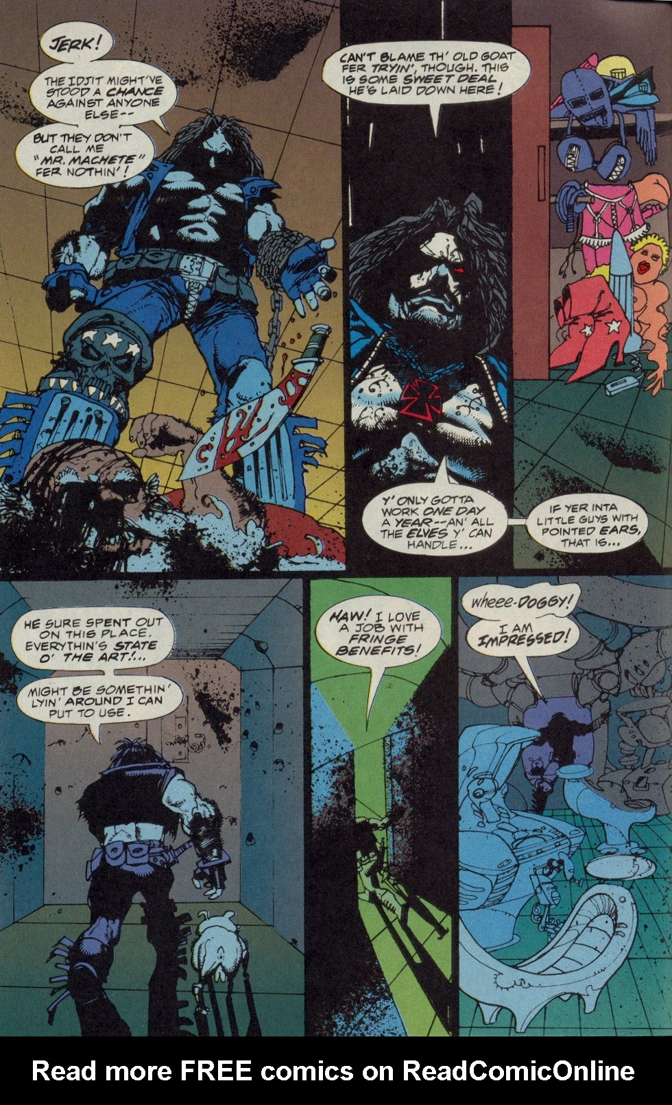 Read online Lobo Paramilitary Christmas Special comic -  Issue # Full - 37