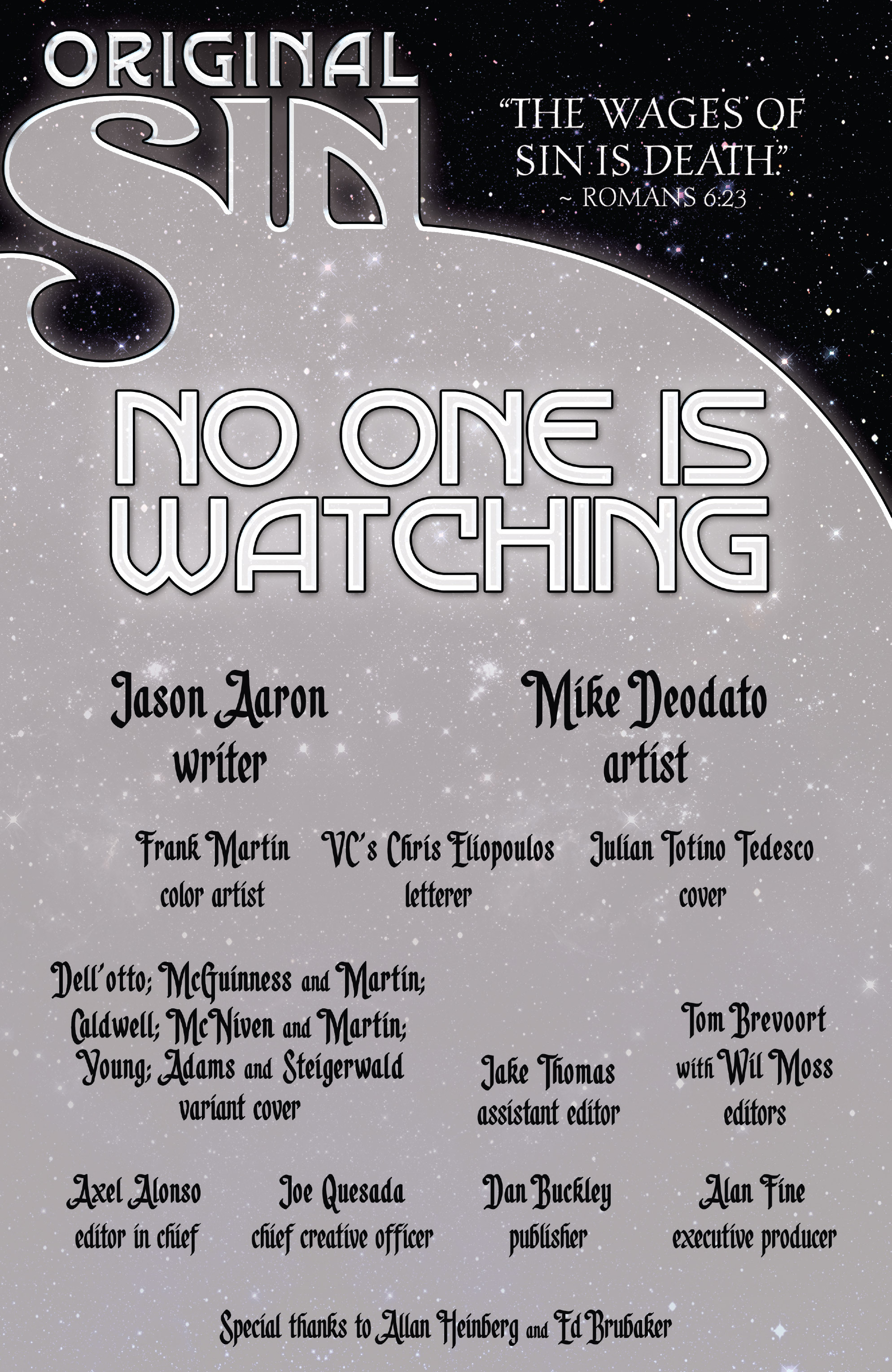 Read online Original Sin comic -  Issue #1 - 6