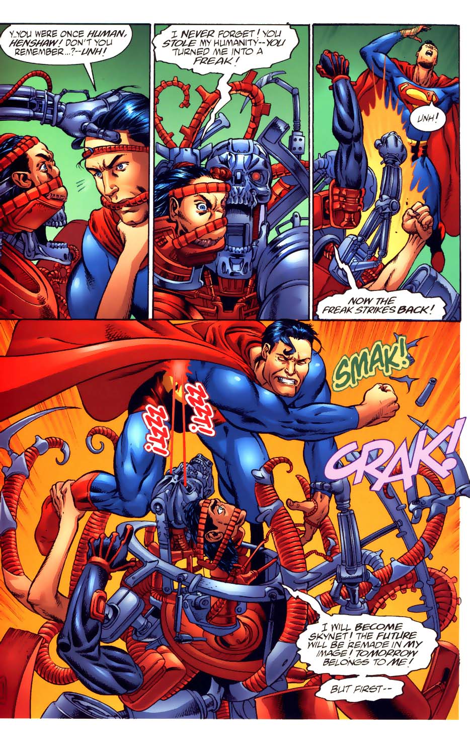 Superman vs. The Terminator: Death to the Future Issue #4 #4 - English 19