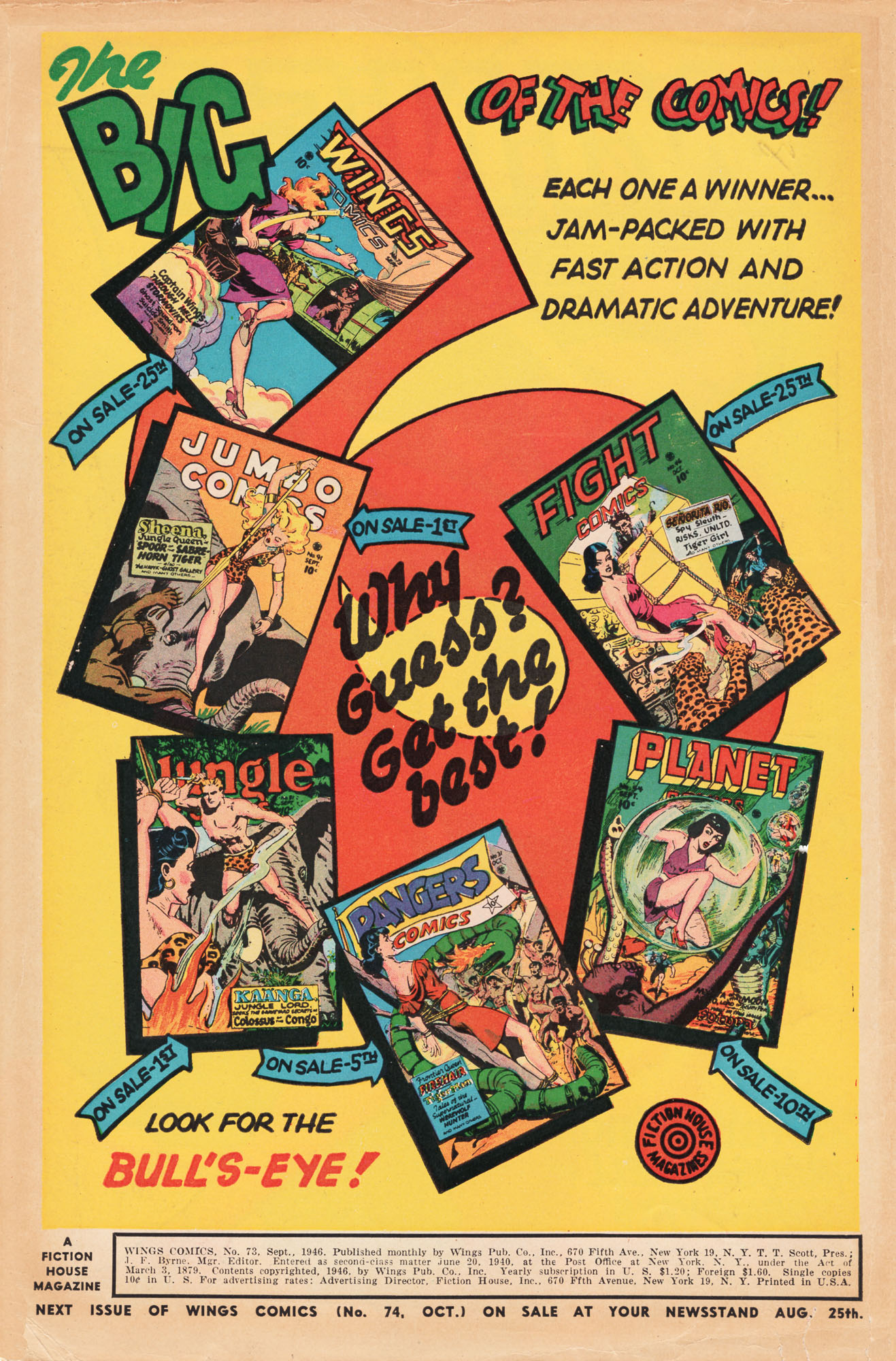 Read online Wings Comics comic -  Issue #73 - 2