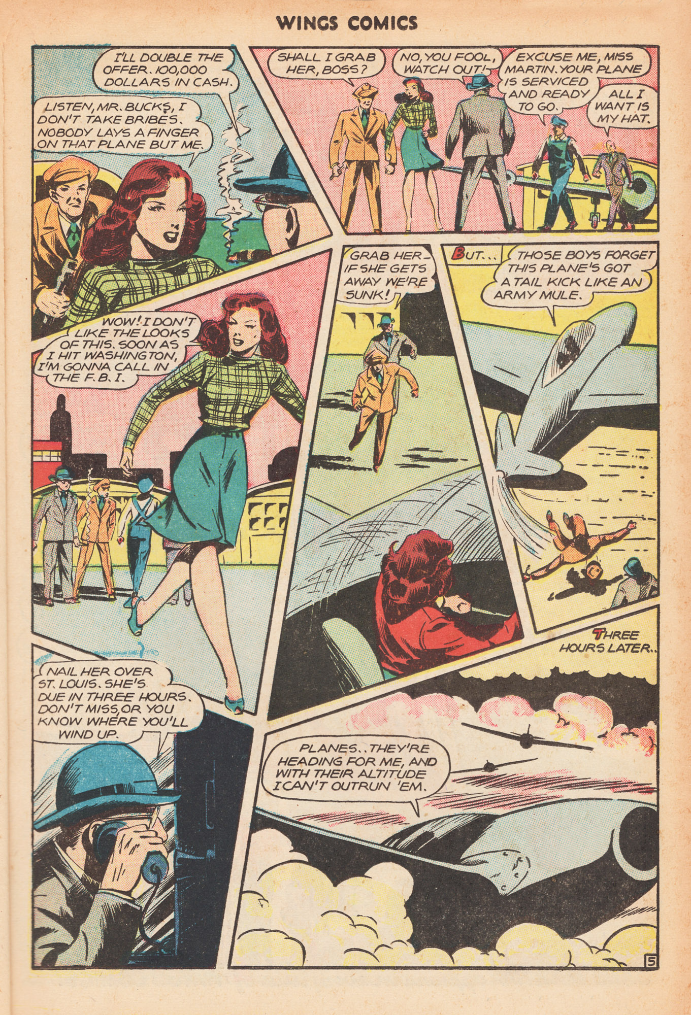 Read online Wings Comics comic -  Issue #73 - 17