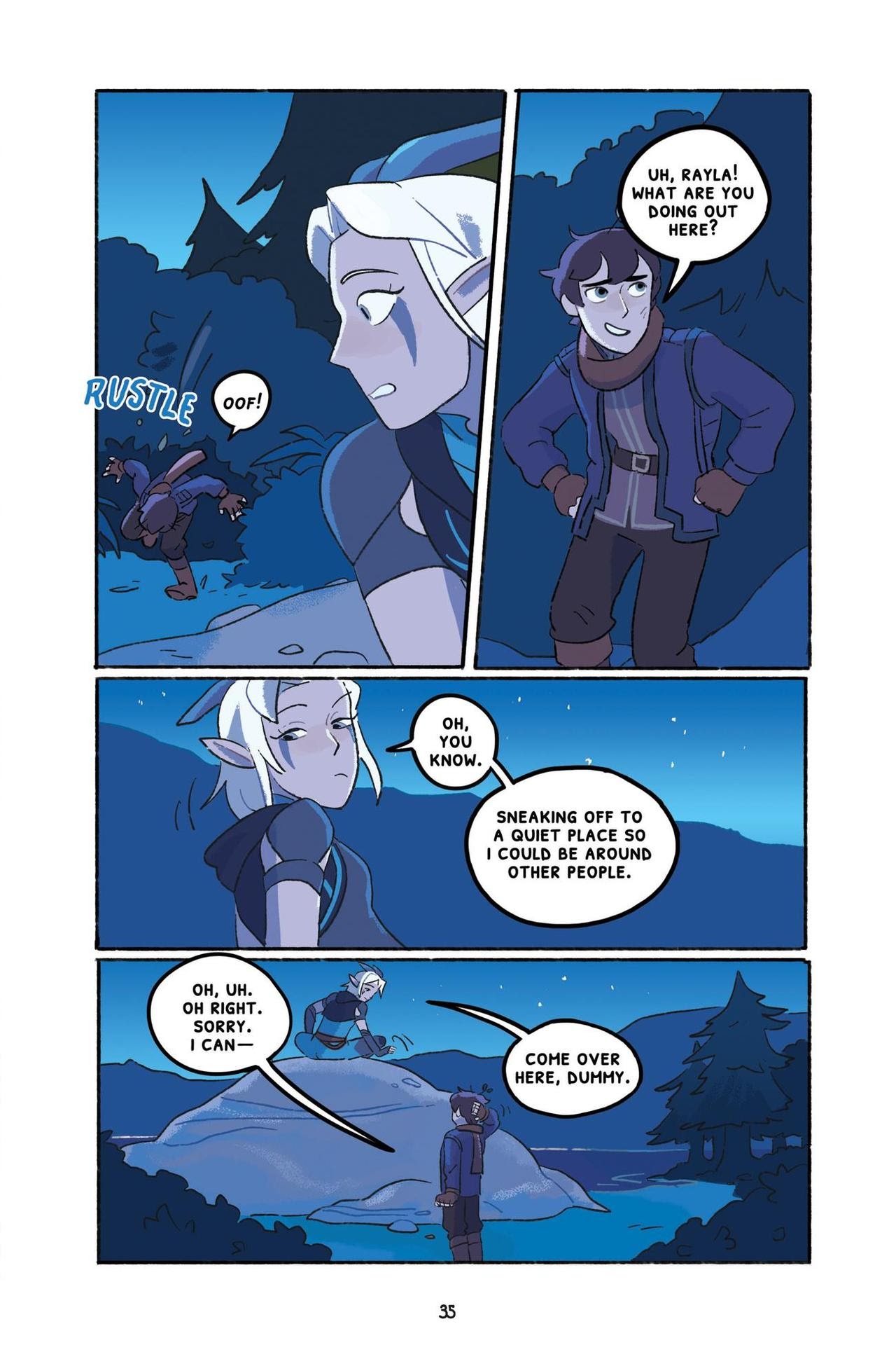 Read online Through the Moon: The Dragon Prince Graphic Novel comic -  Issue # TPB - 39