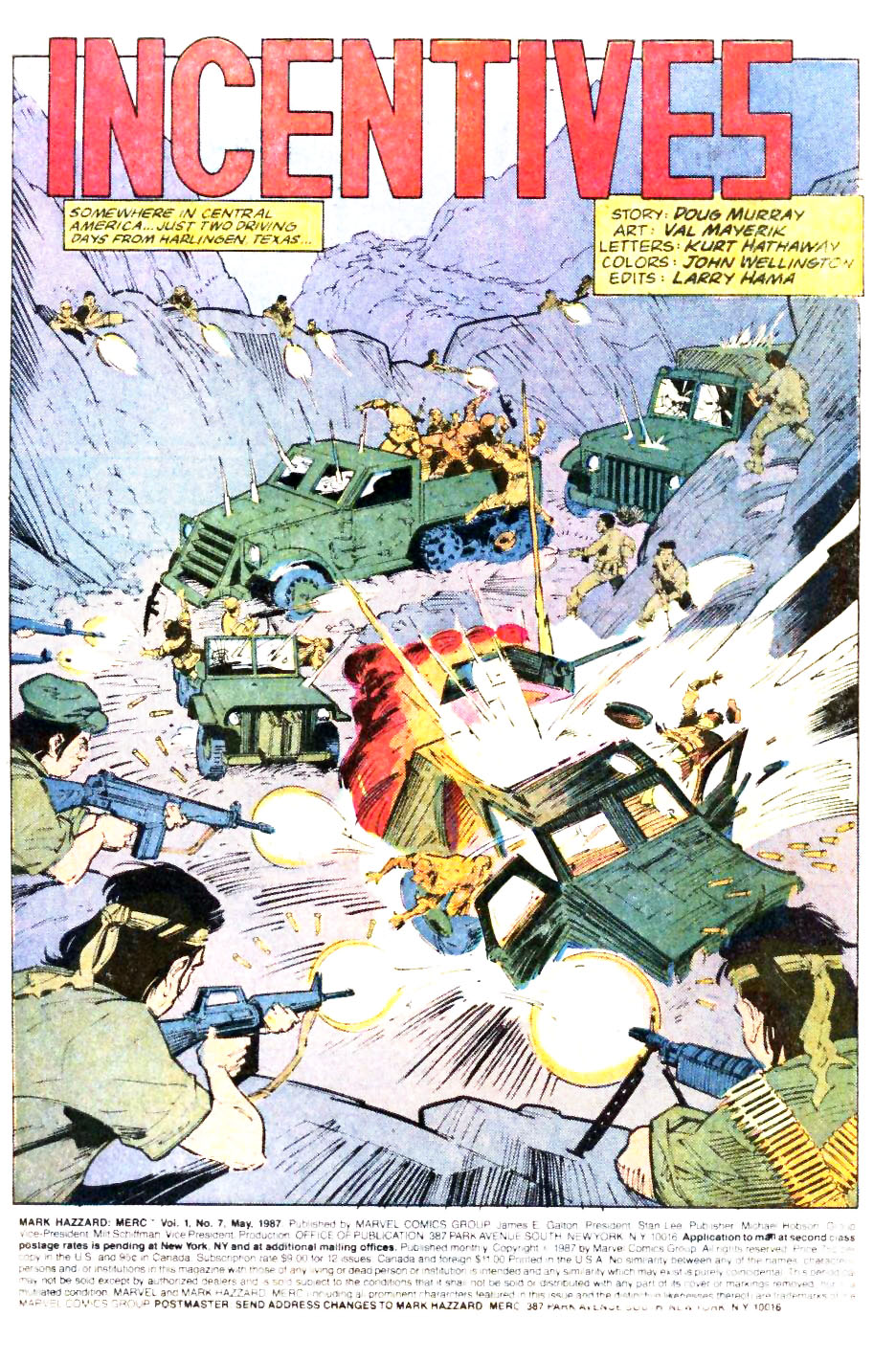 Read online Mark Hazzard: Merc comic -  Issue #7 - 2