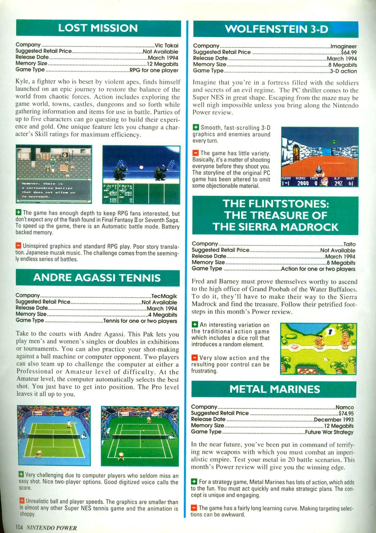 Read online Nintendo Power comic -  Issue #58 - 103