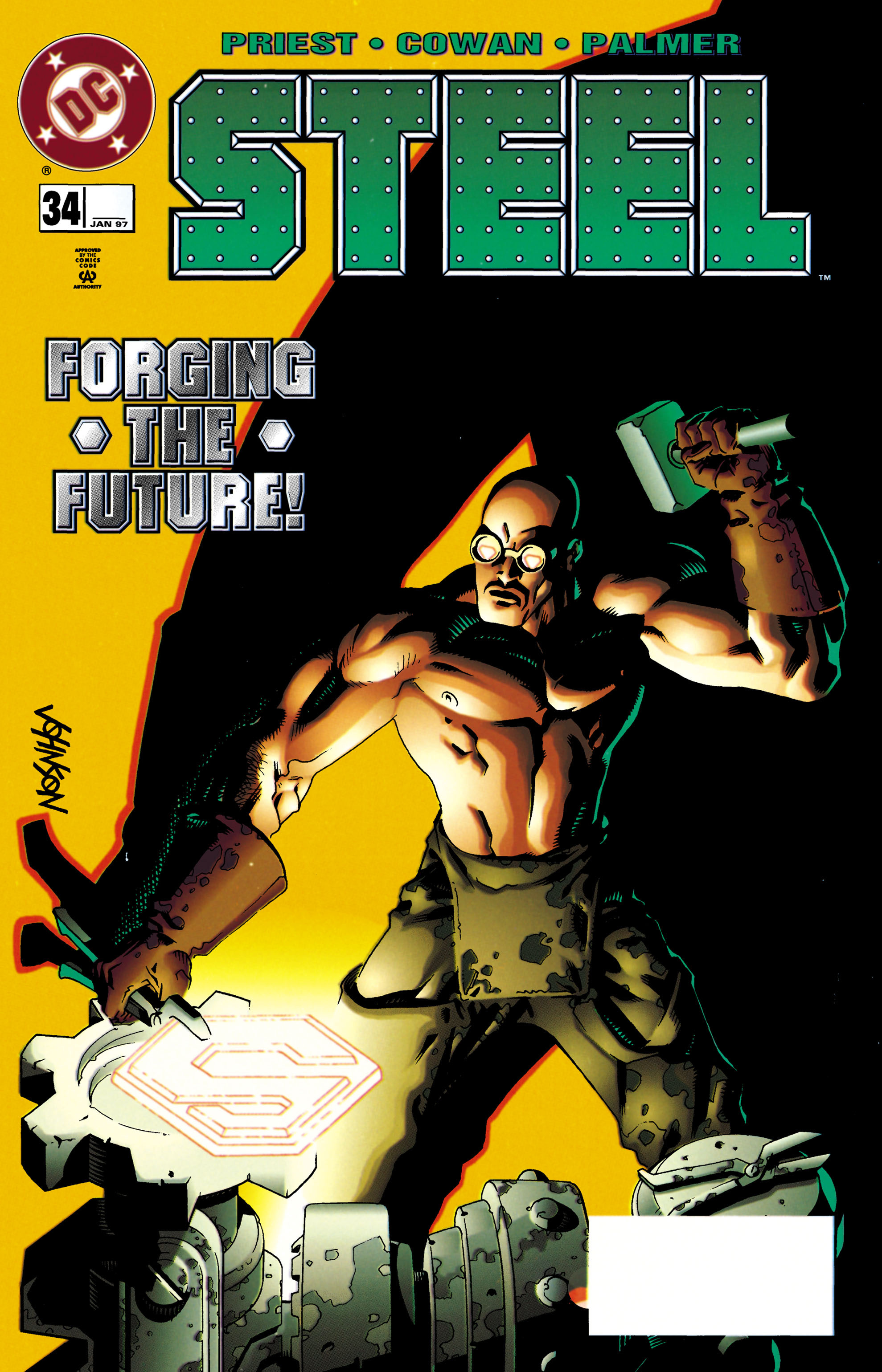 Read online Steel (1994) comic -  Issue #34 - 1