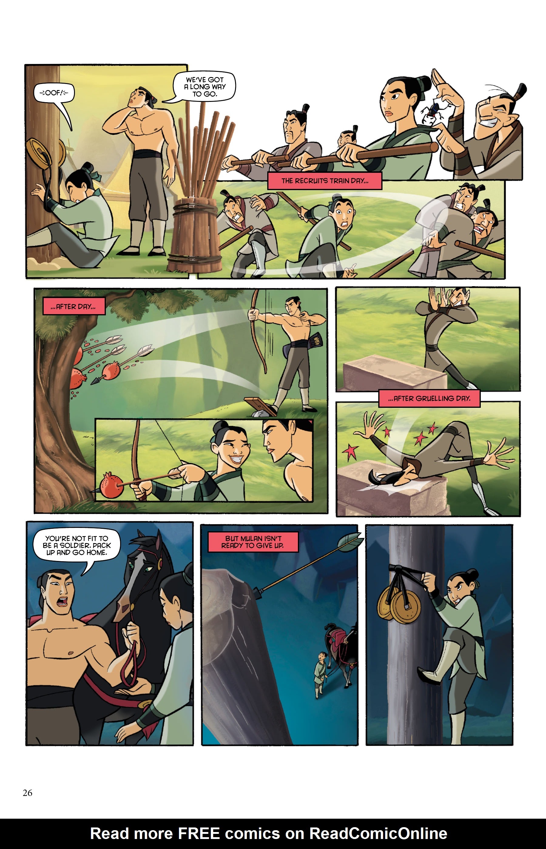 Read online Disney Mulan: The Story of the Movie in Comics comic -  Issue # TPB - 26