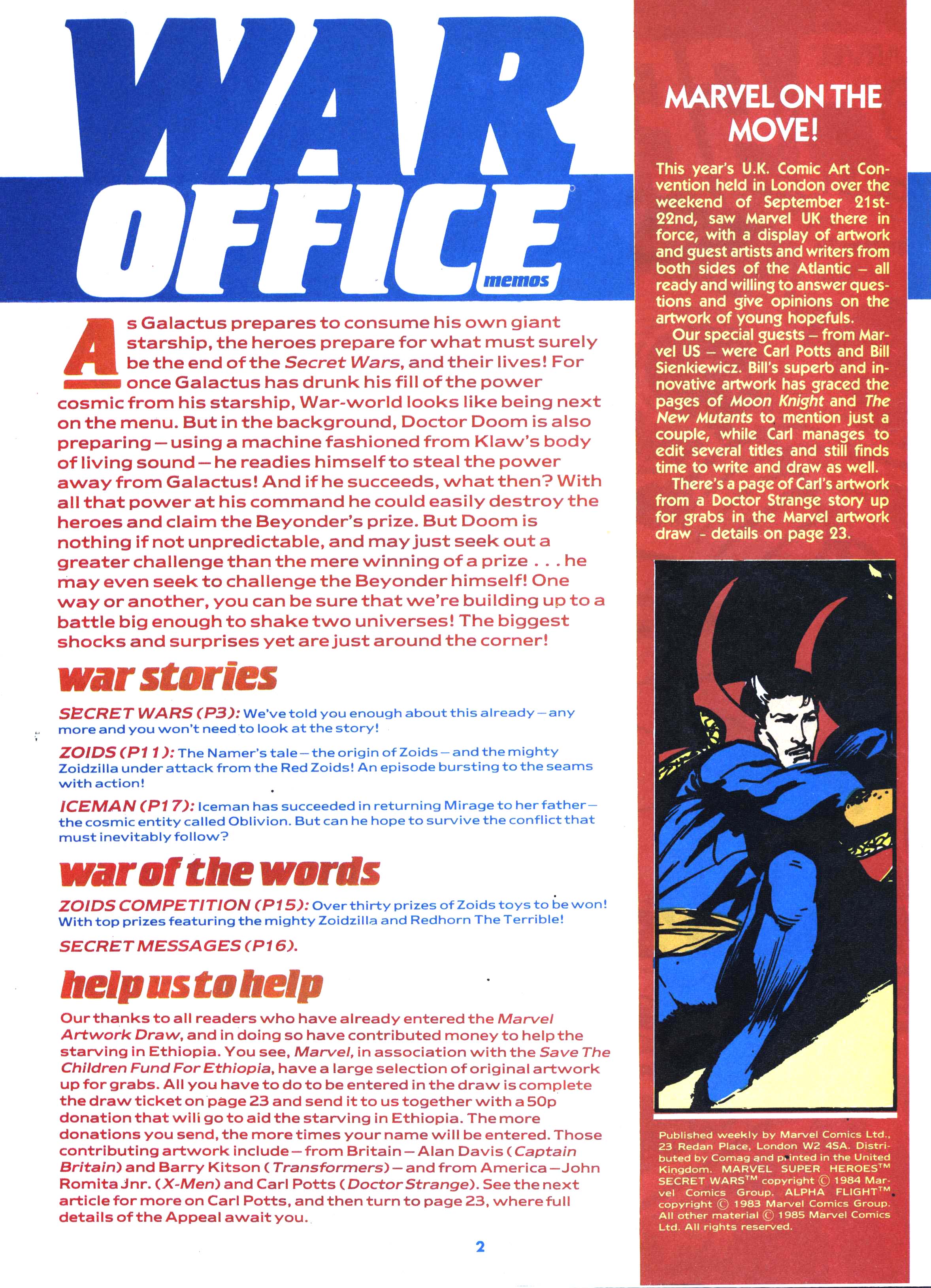 Read online Secret Wars (1985) comic -  Issue #21 - 2