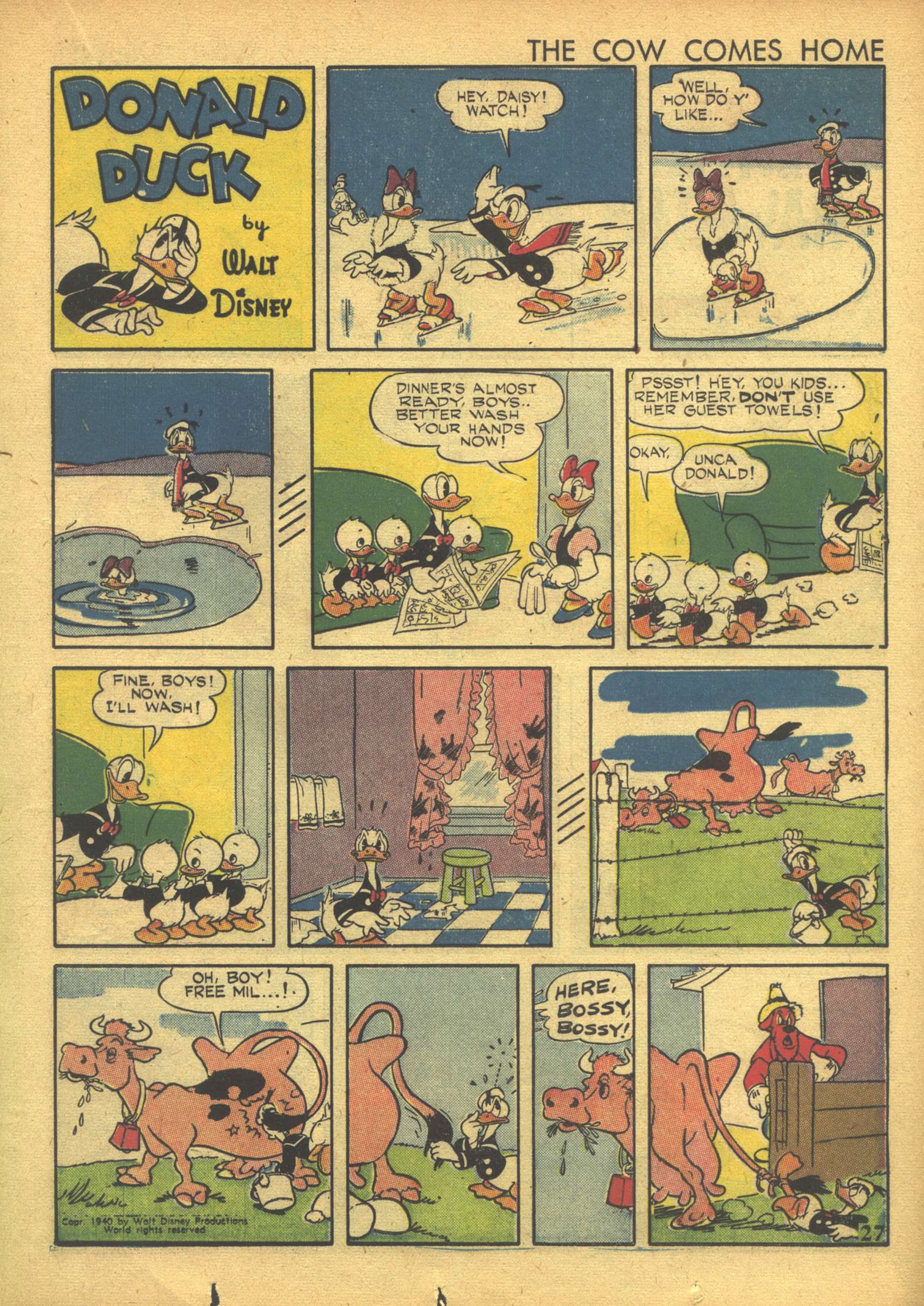 Read online Walt Disney's Comics and Stories comic -  Issue #28 - 29