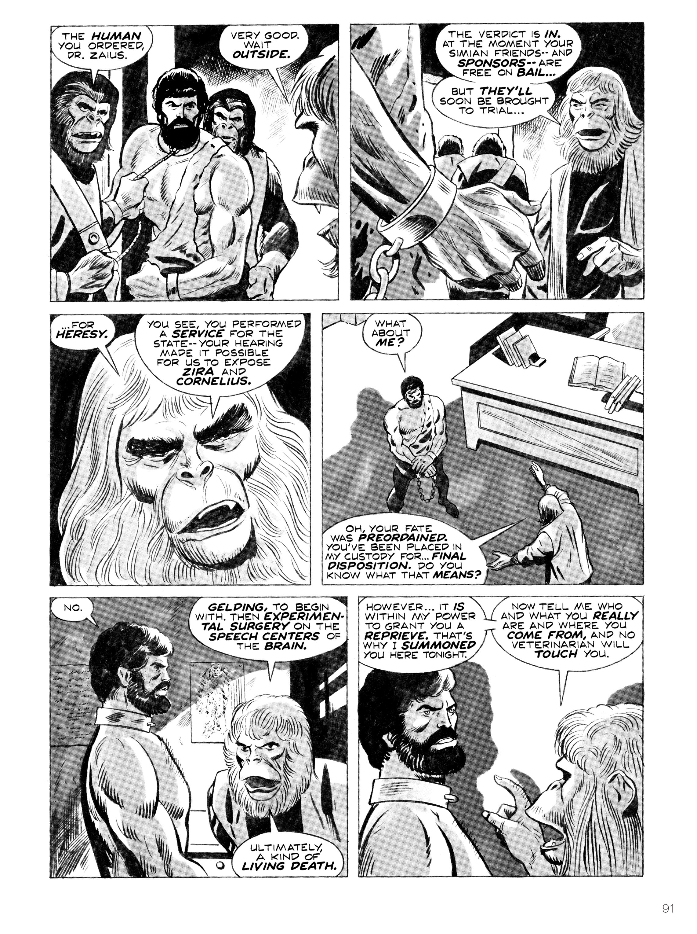 Read online Planet of the Apes: Archive comic -  Issue # TPB 2 (Part 1) - 88