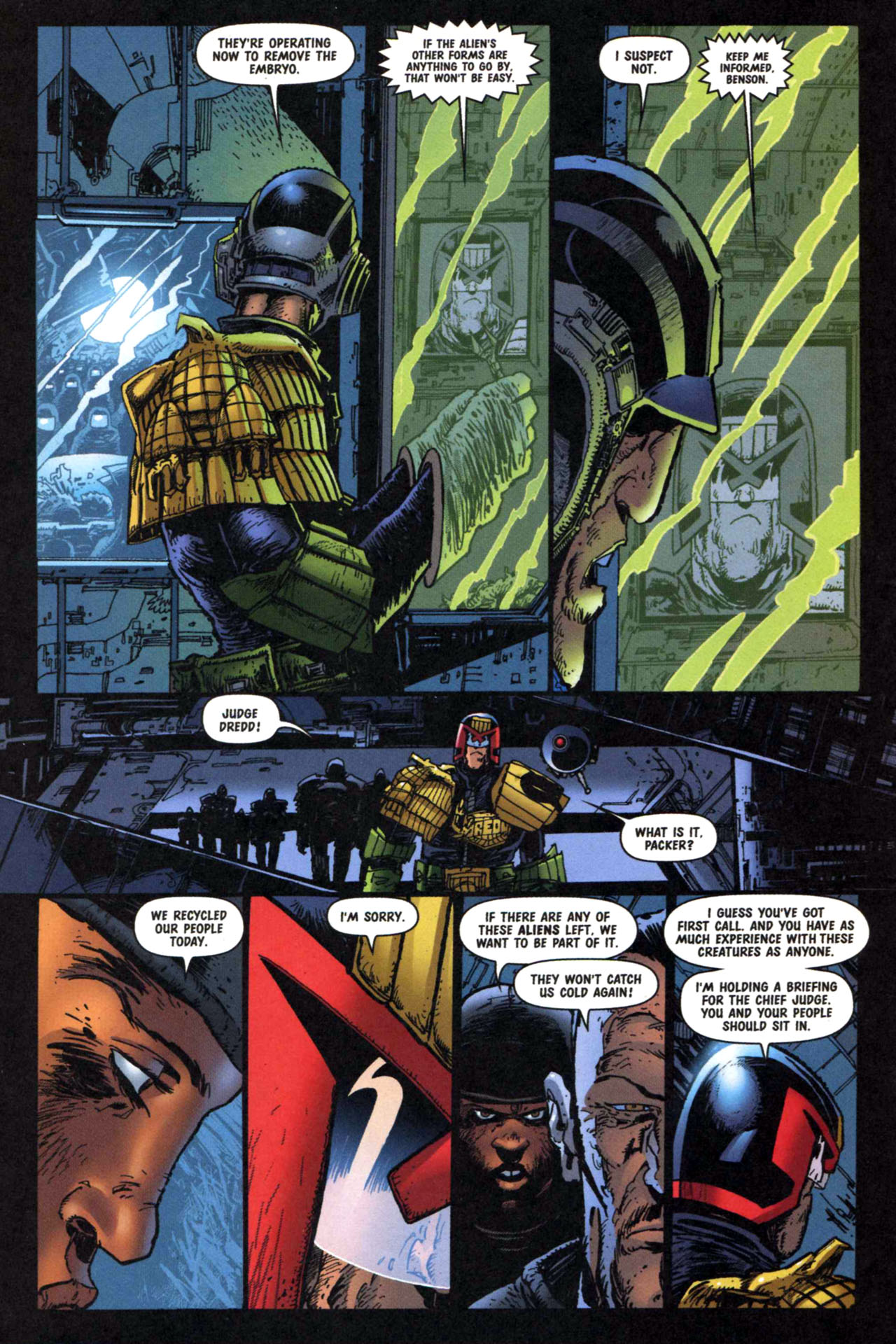 Read online Judge Dredd Vs. Aliens:  Incubus comic -  Issue #3 - 7