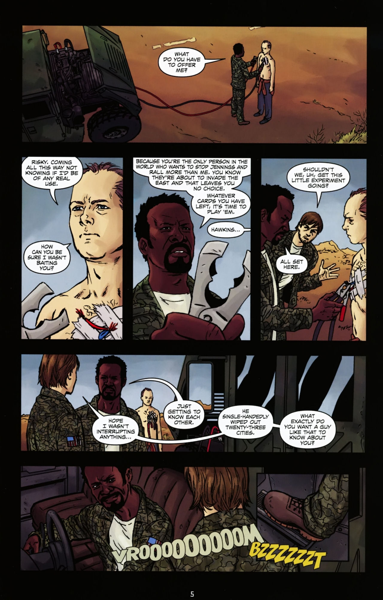 Read online Jericho comic -  Issue #5 - 8