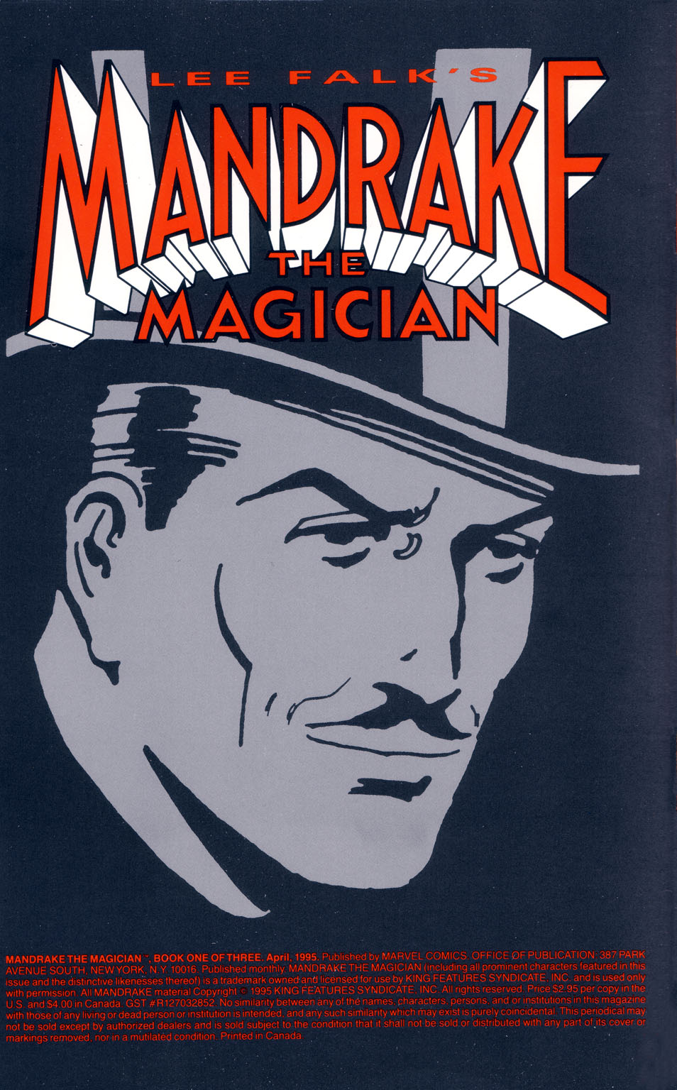 Read online Mandrake the Magician comic -  Issue #1 - 2