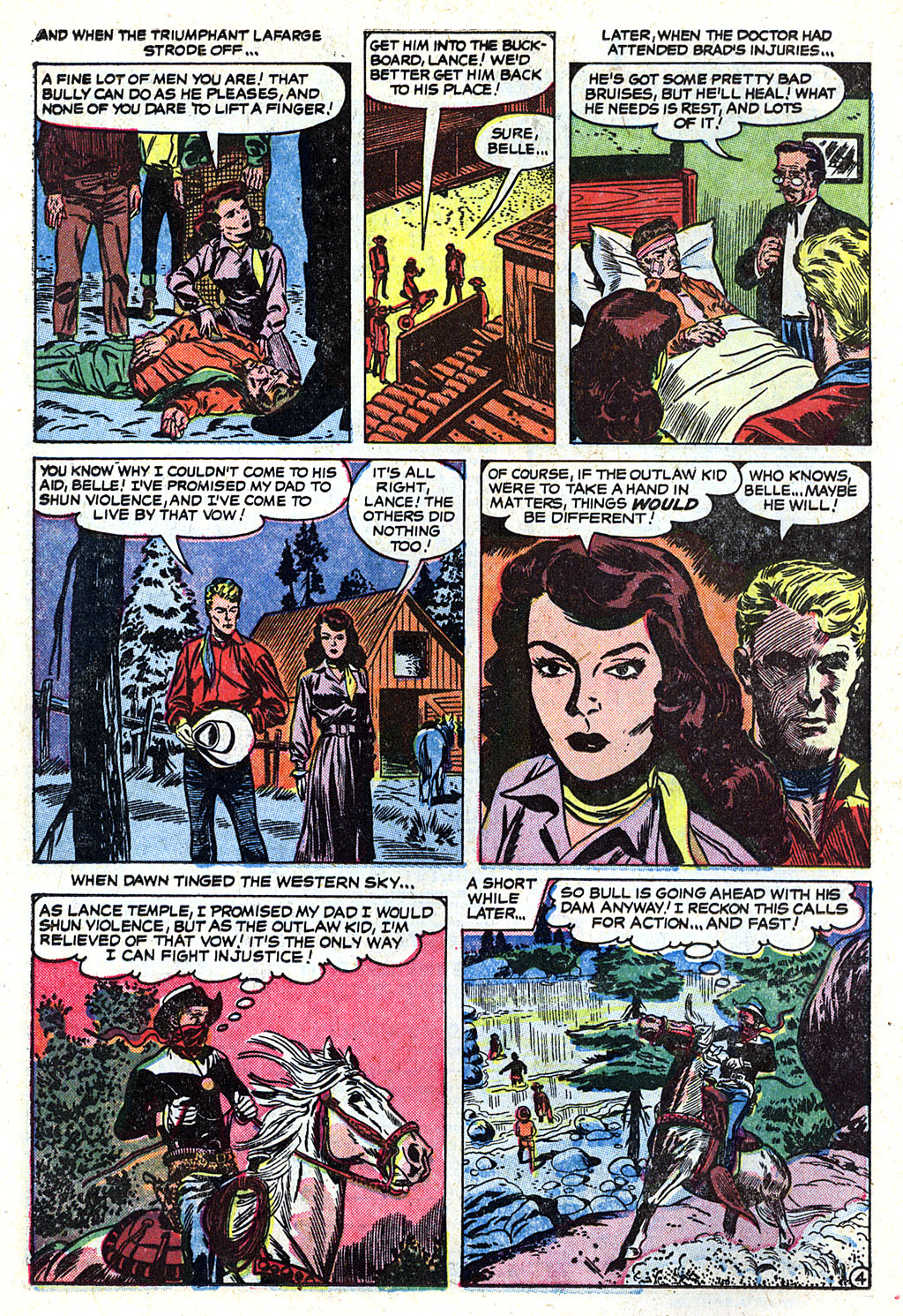 Read online The Outlaw Kid (1954) comic -  Issue #4 - 14