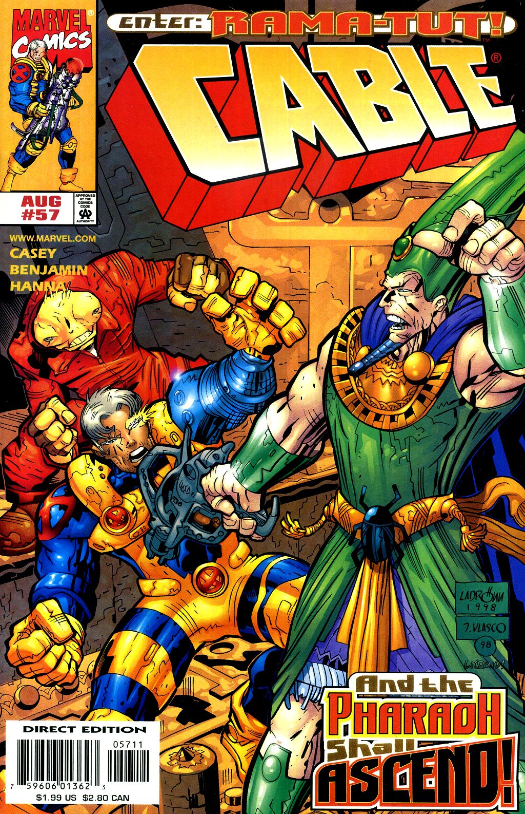 Read online Cable (1993) comic -  Issue #57 - 1
