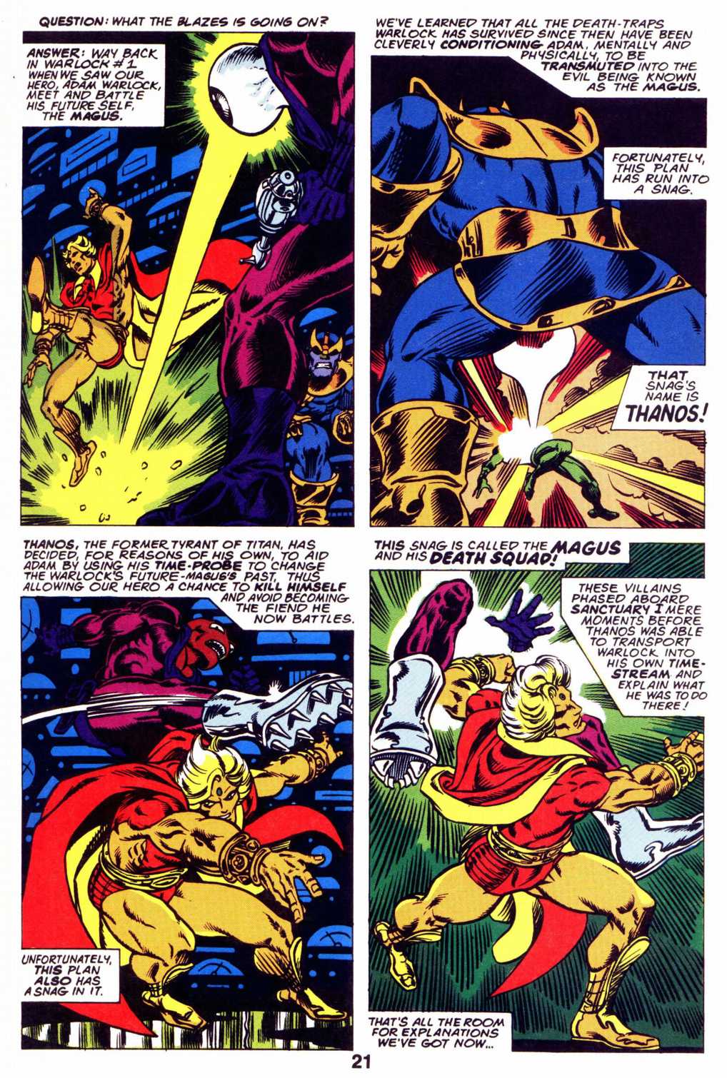 Read online Warlock (1982) comic -  Issue #3 - 21