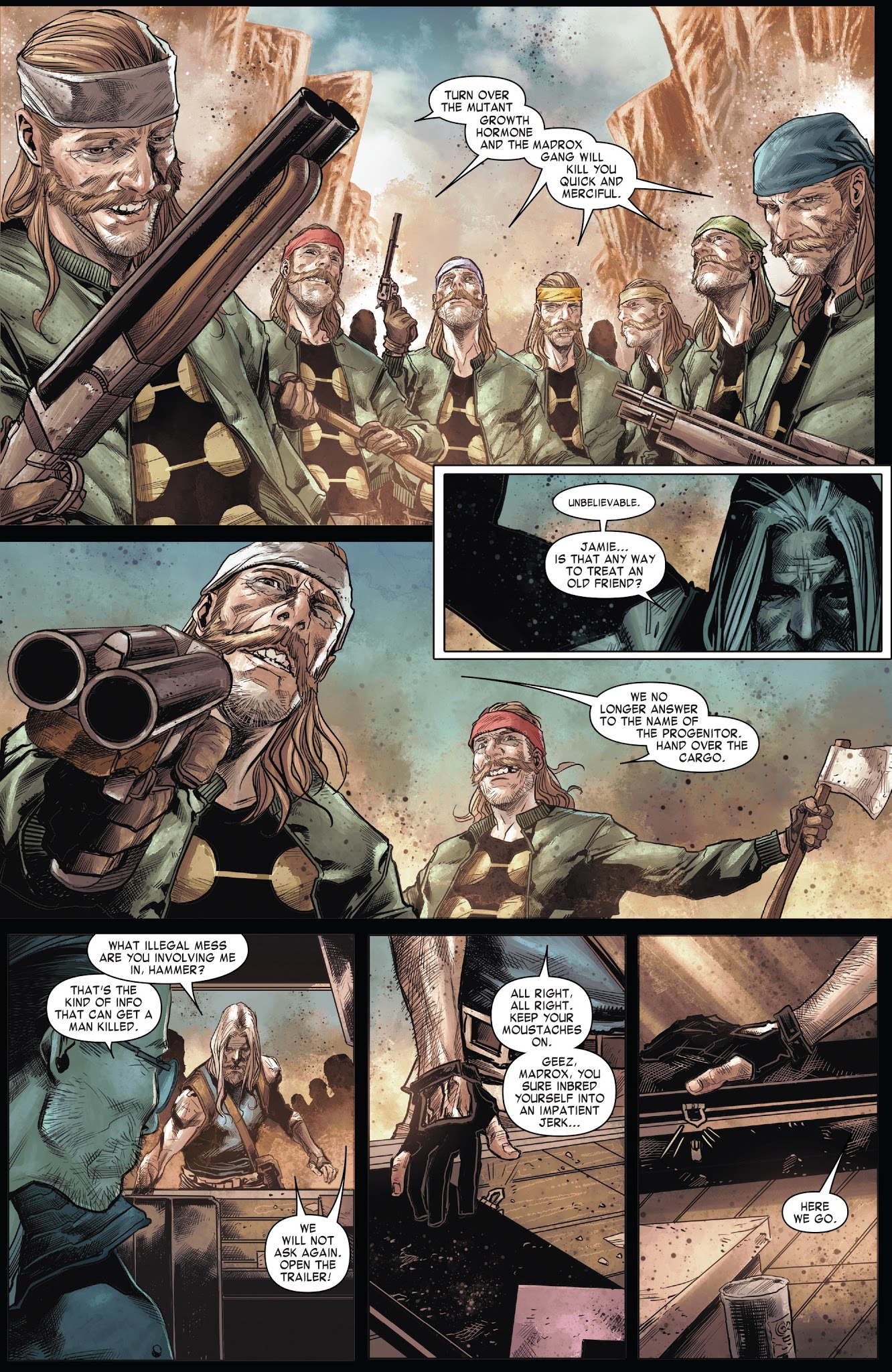 Read online Old Man Hawkeye comic -  Issue #1 - 4