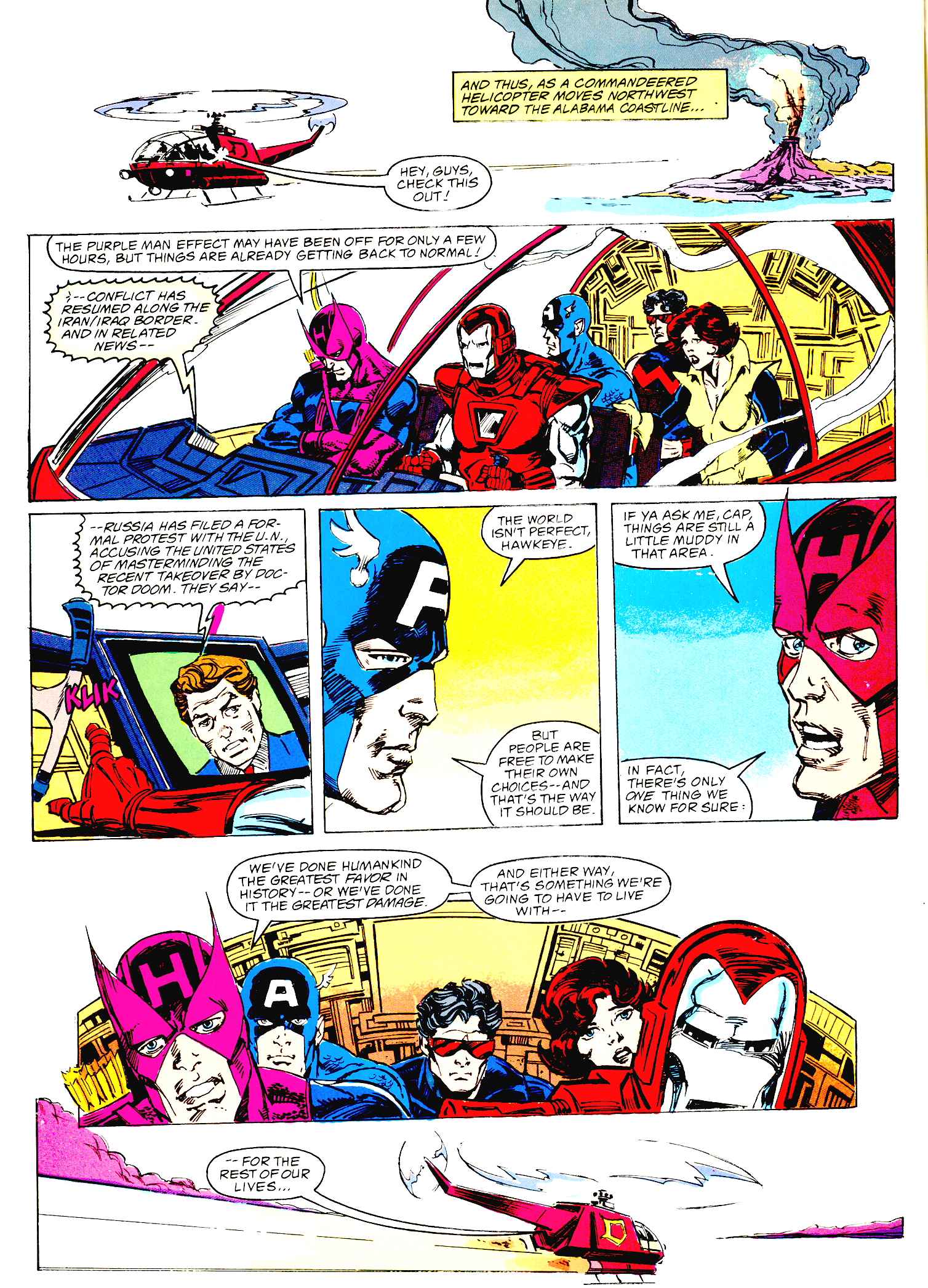 Read online Marvel Graphic Novel comic -  Issue #27 - Avengers - Emperor Doom - 65