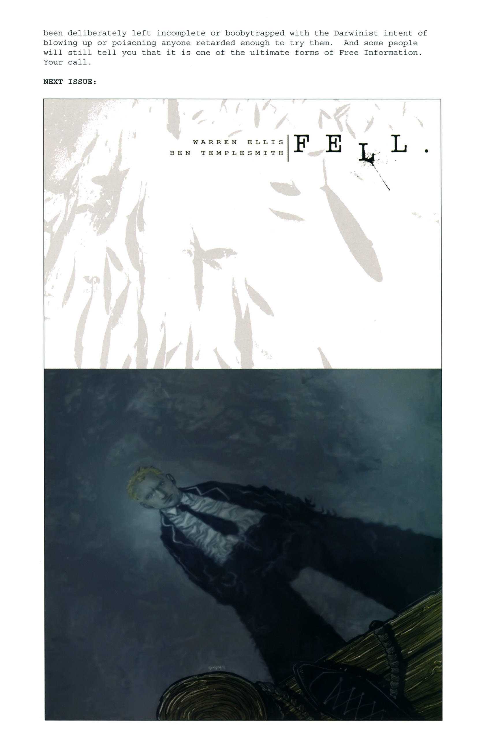 Read online Fell comic -  Issue #3 - 23