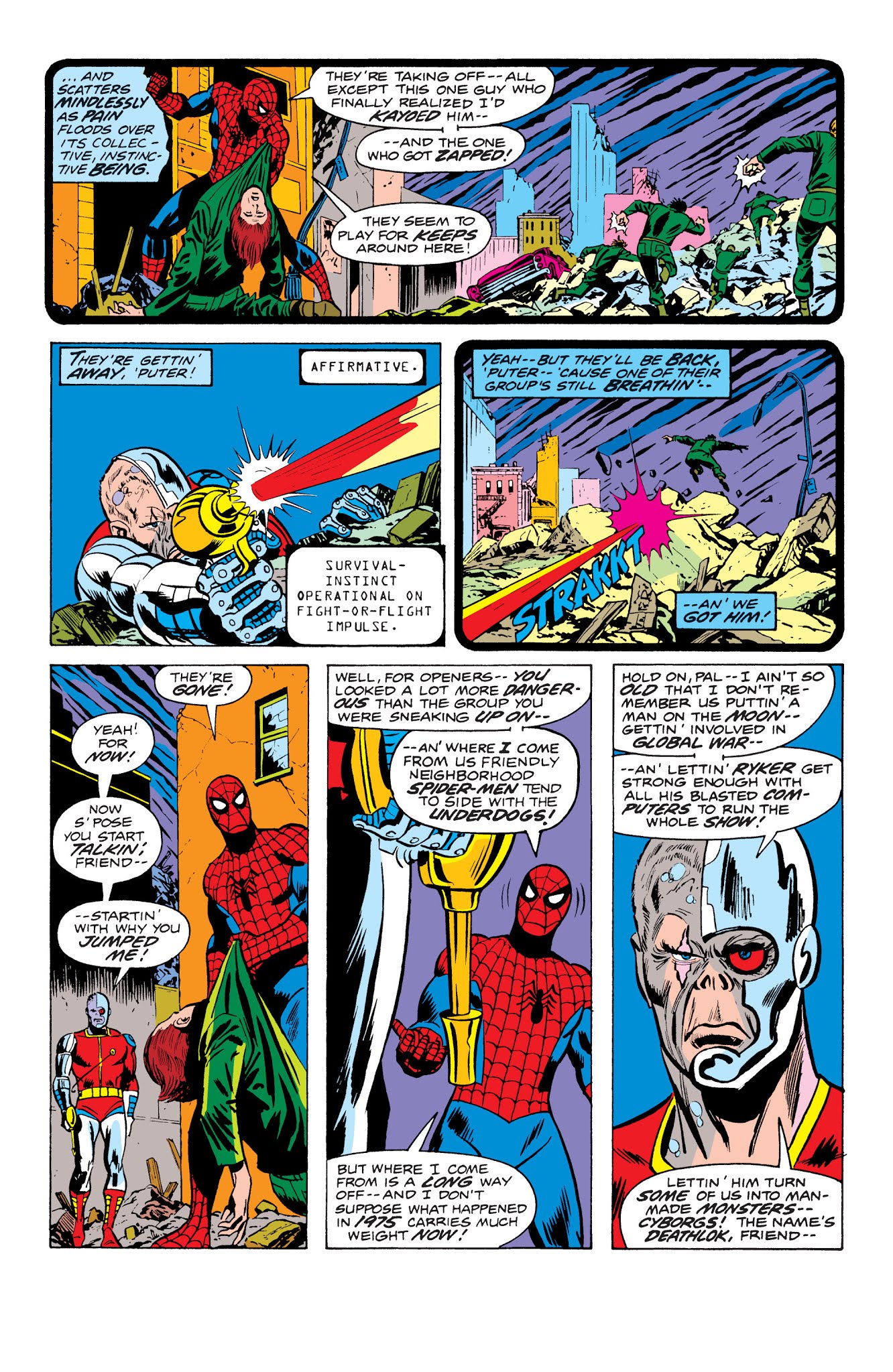 Read online Deathlok the Demolisher: The Complete Collection comic -  Issue # TPB - 198