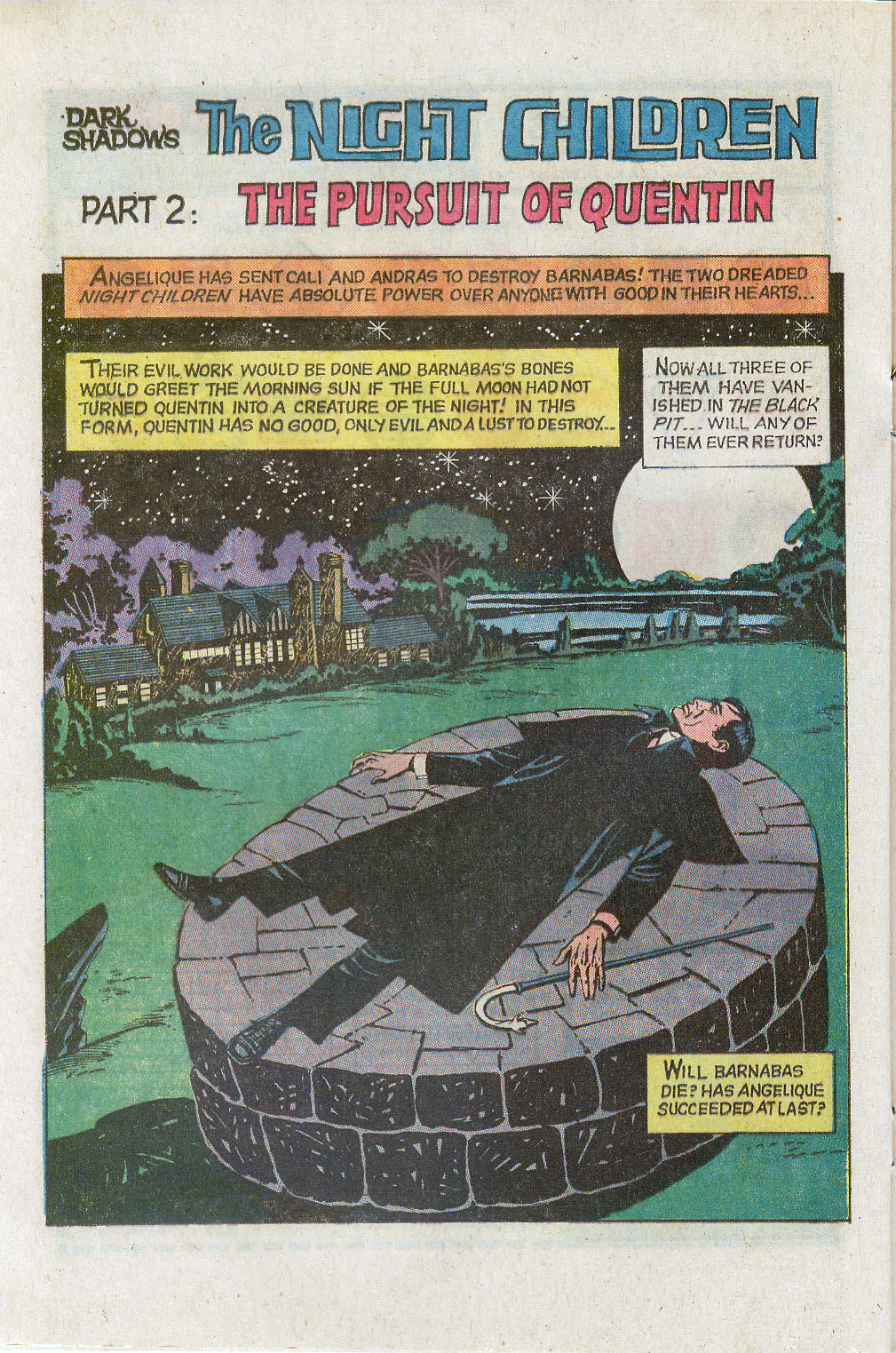 Read online Dark Shadows (1969) comic -  Issue #15 - 20
