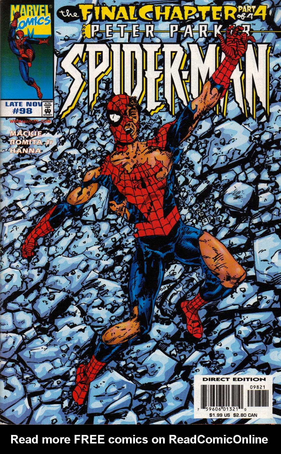 Read online Spider-Man (1990) comic -  Issue #98 - The Final Chapter 4 of 4 - 1