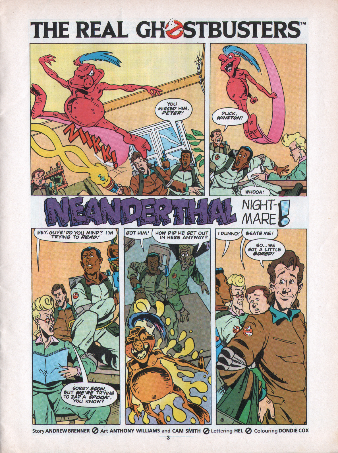 Read online The Real Ghostbusters comic -  Issue #52 - 3