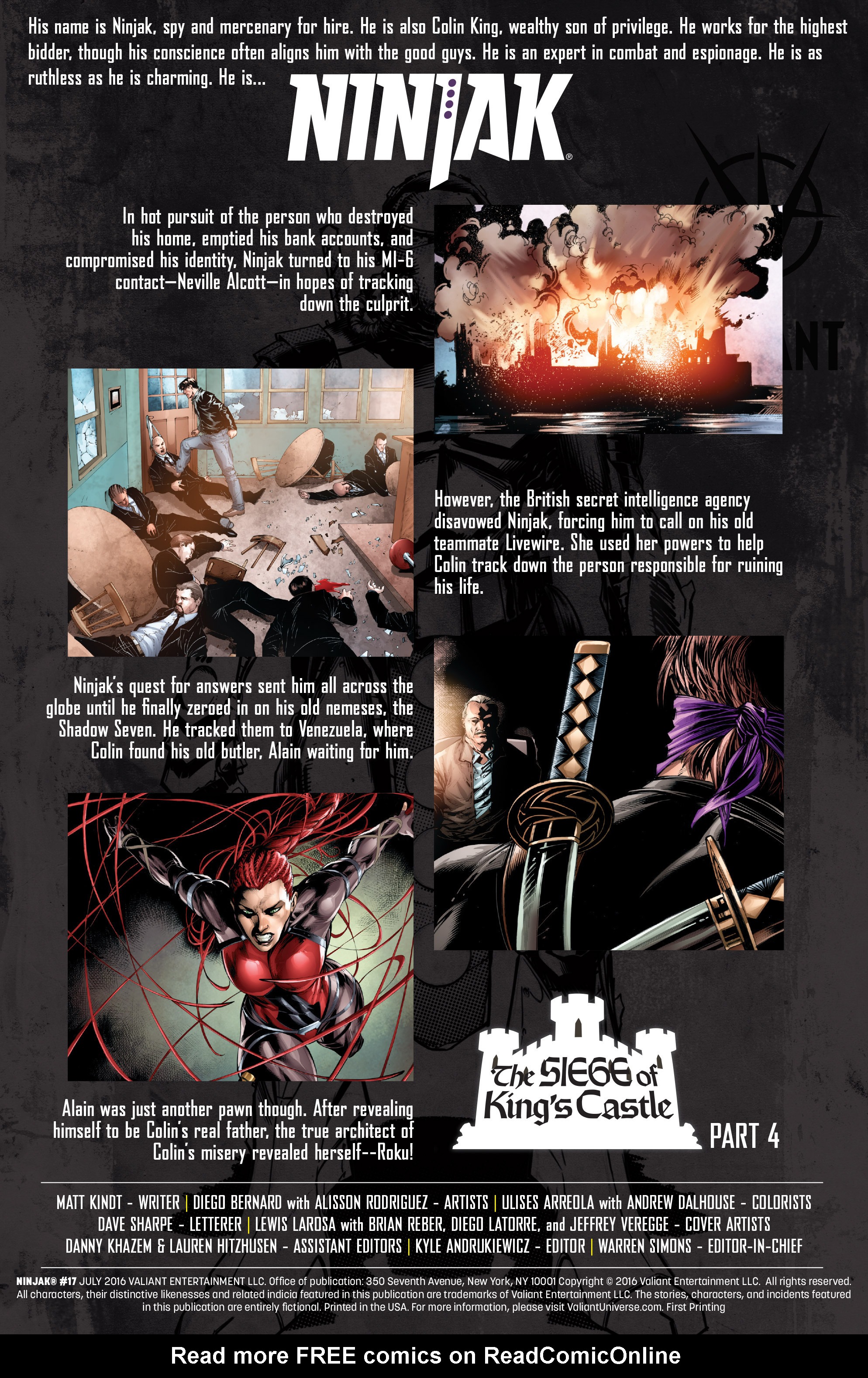Read online Ninjak (2015) comic -  Issue #17 - 2