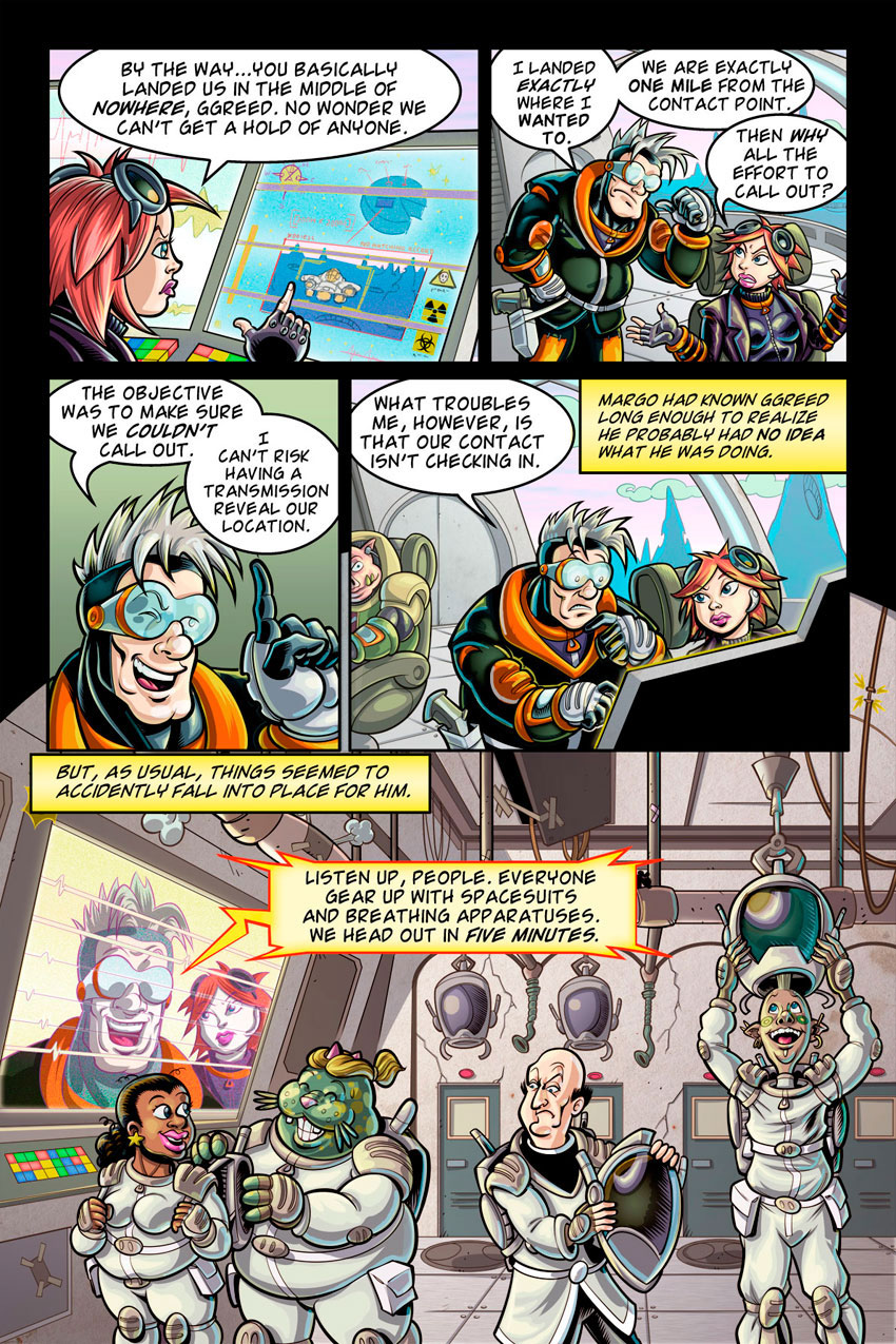 Read online Space Junkies comic -  Issue #1 - 24