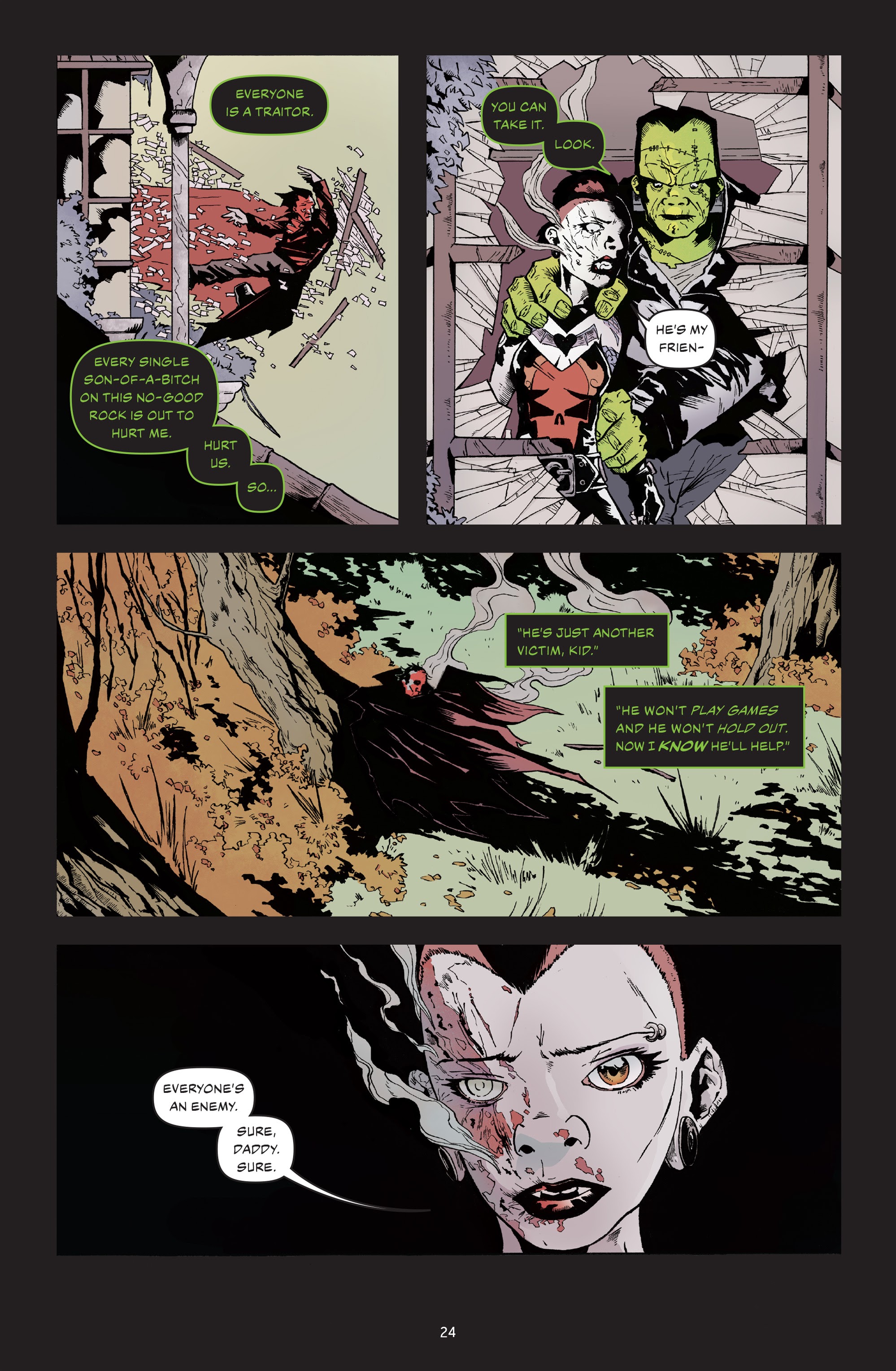 Read online Unmasked: Caddy Full of Blood comic -  Issue # Full - 26